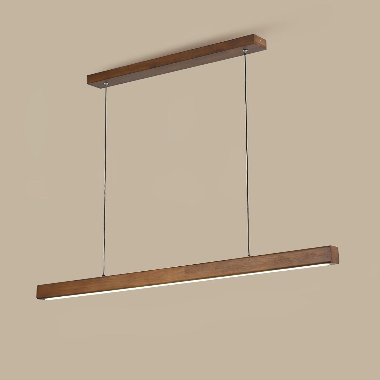 Arlod | Minimalist Scandinavian Rectangular Wooden Pendant Light