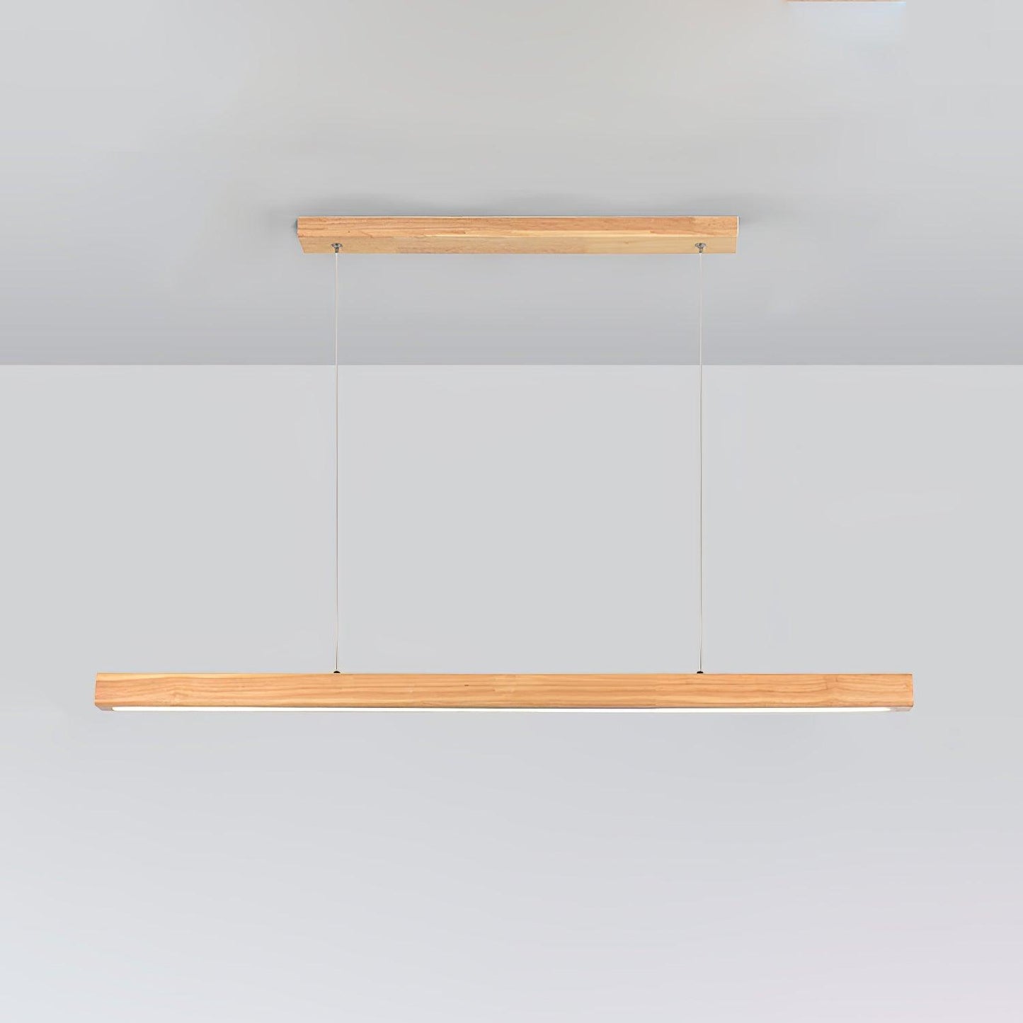 Arlod | Minimalist Scandinavian Rectangular Wooden Pendant Light