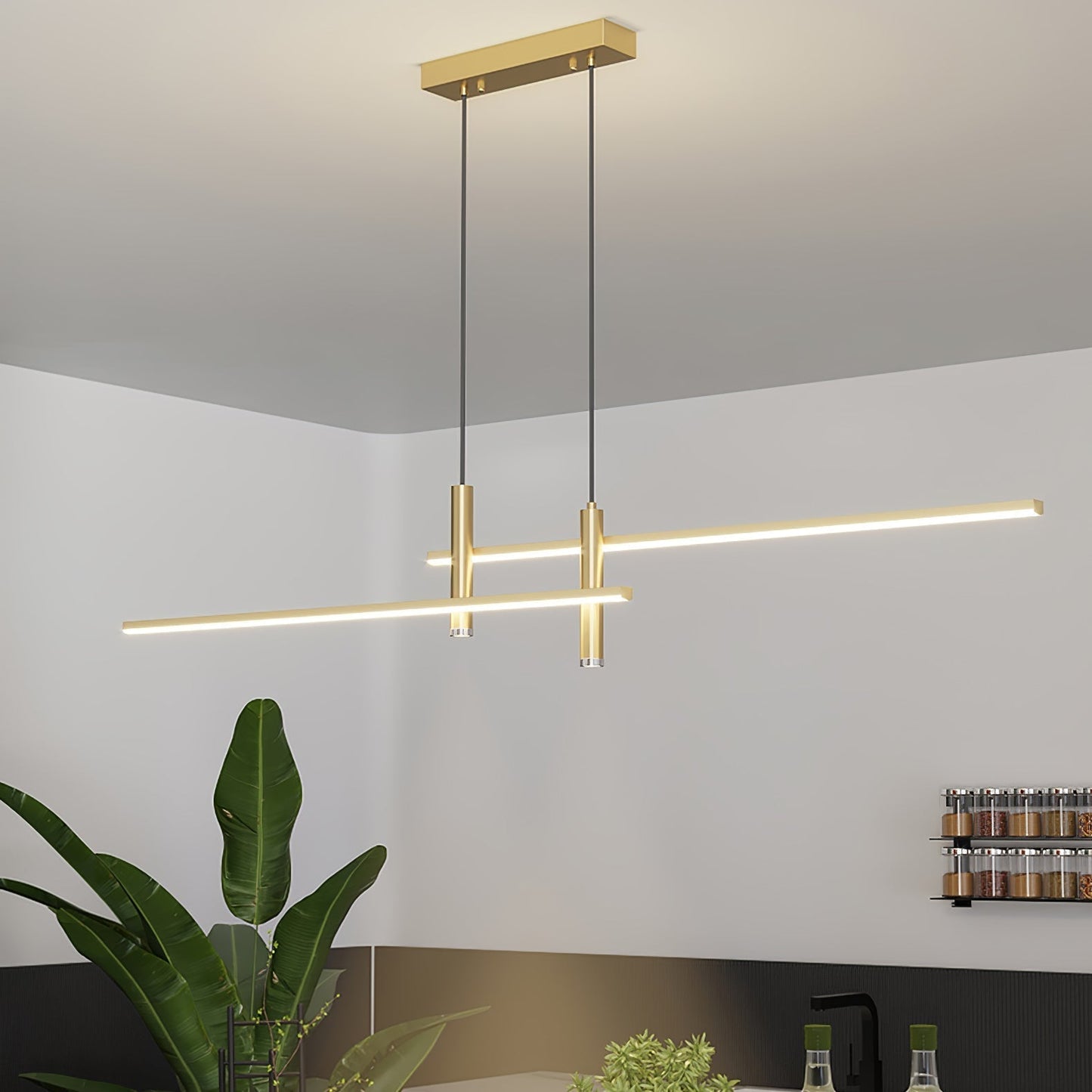Solvorn | Linear Minimalist Cylindrical Spotlight Pendant Light
