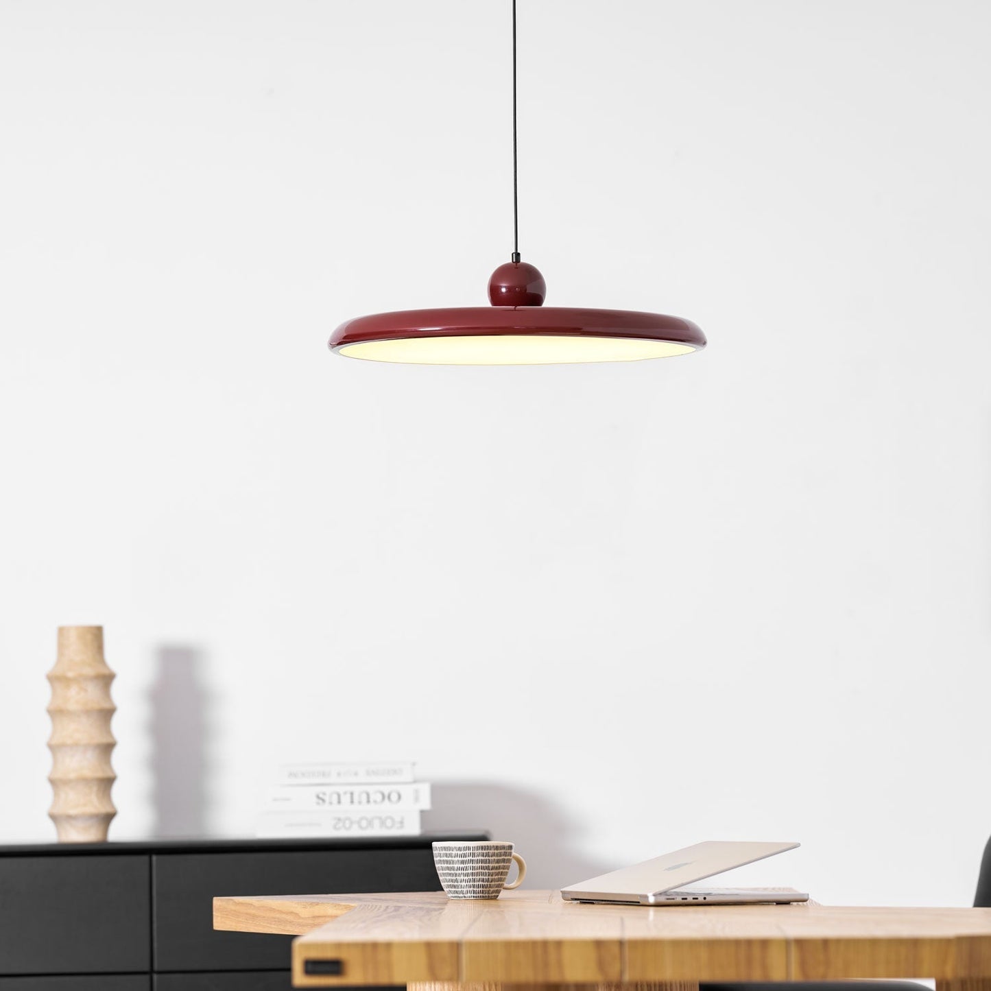 Belvador | Geometric Circular Silhouette Floating Pendant Light