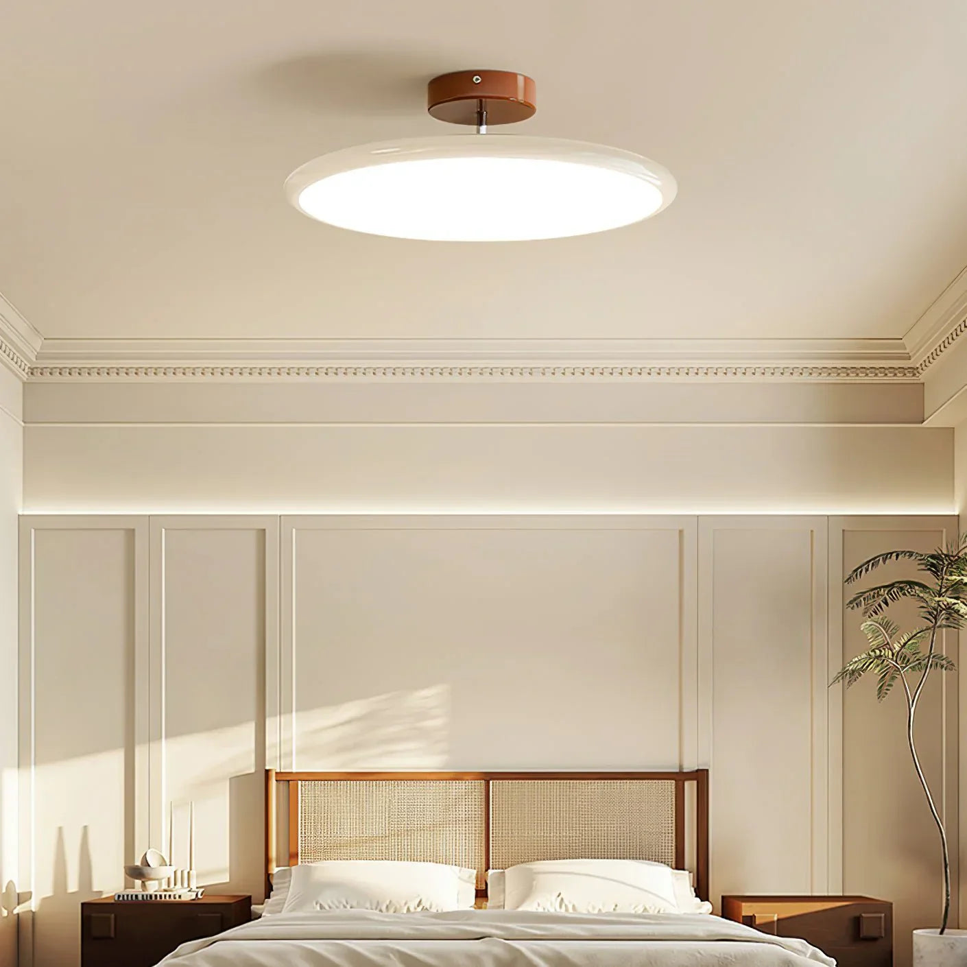 Aerie | Minimalist Scandinavian Adjustable Flush Mount Ceiling Light
