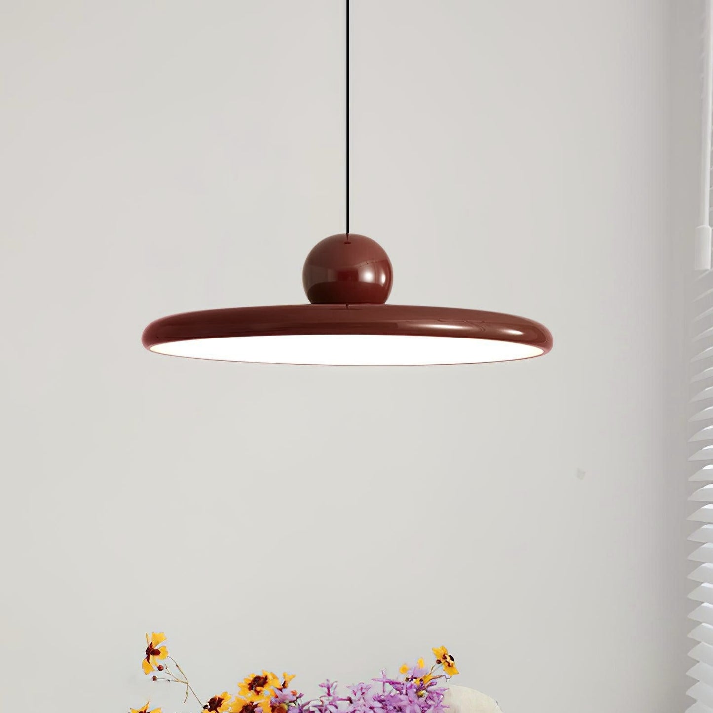 Belvador | Geometric Circular Silhouette Floating Pendant Light