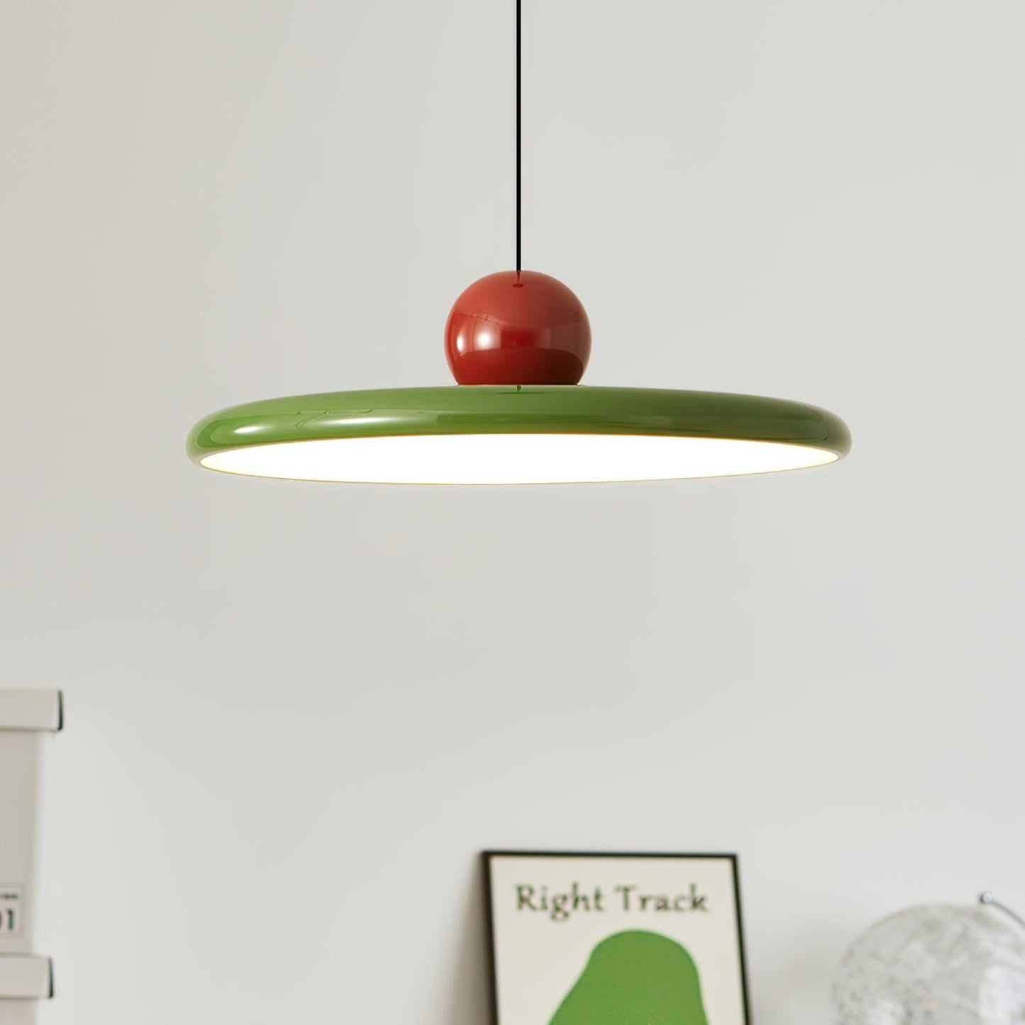Belvador | Geometric Circular Silhouette Floating Pendant Light