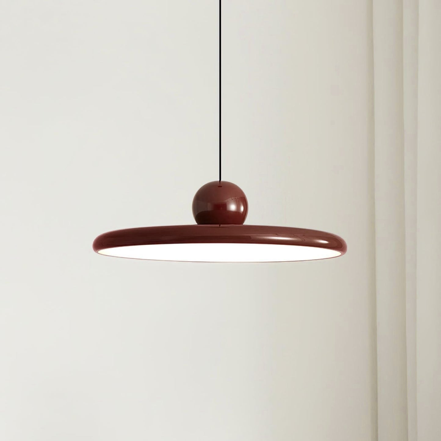 Belvador | Geometric Circular Silhouette Floating Pendant Light