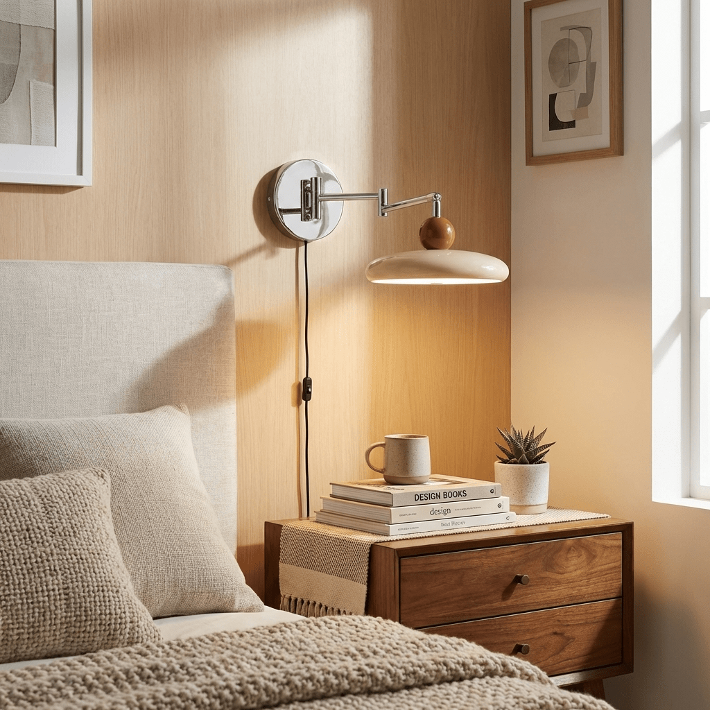 Zondrak | Geometric Round Platter Mounted Accent Wall Light