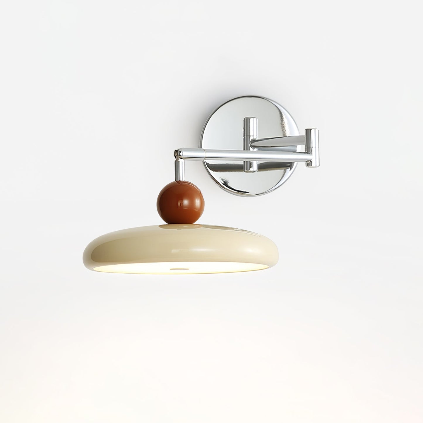 Zondrak | Geometric Round Platter Mounted Accent Wall Light