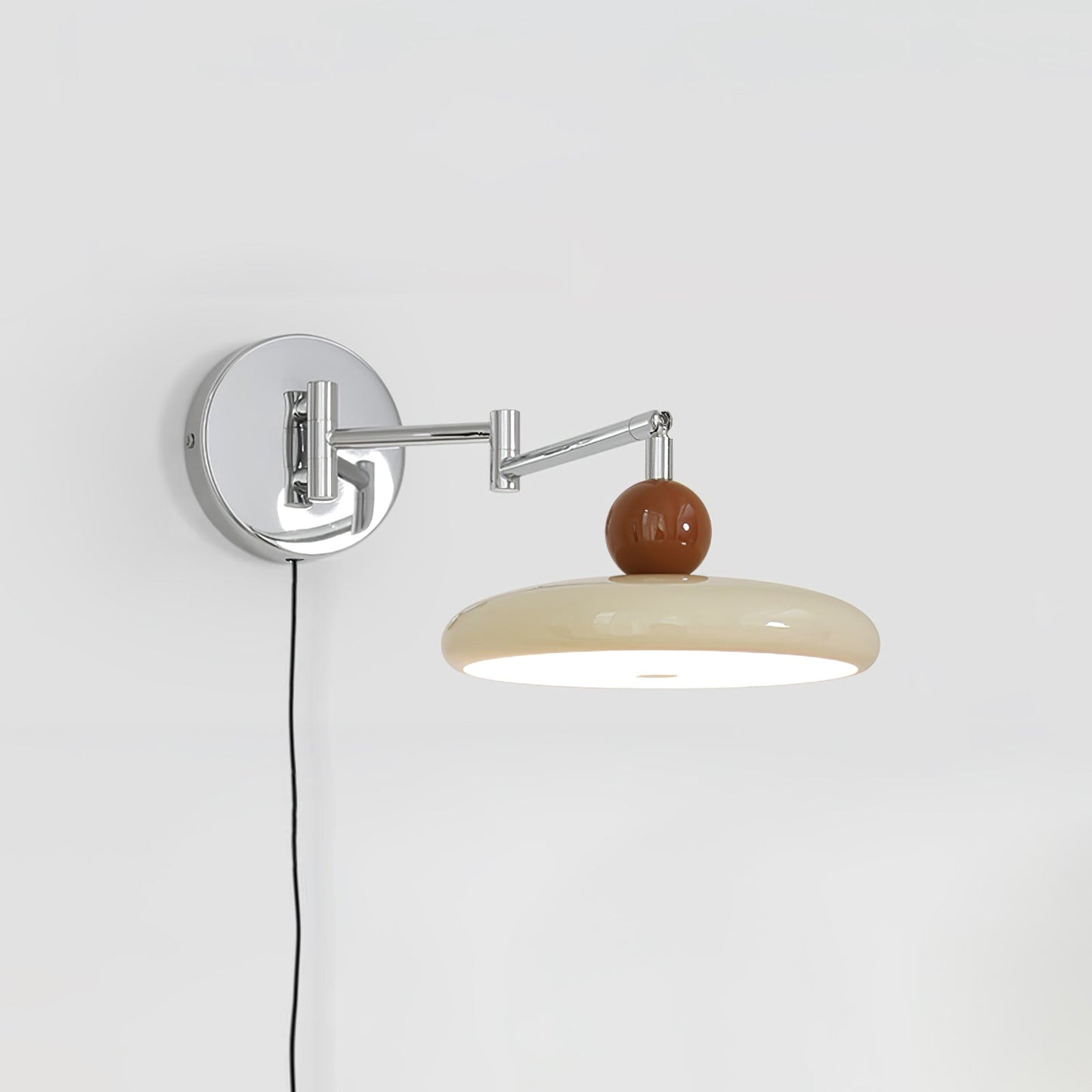 Zondrak | Geometric Round Platter Mounted Accent Wall Light