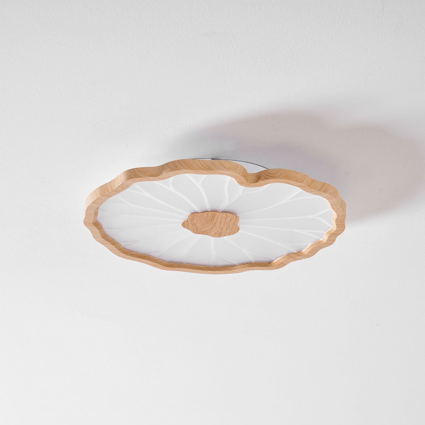 Zoltaria | Organic Curved Leaf Petal Flush Mount Ceiling Light