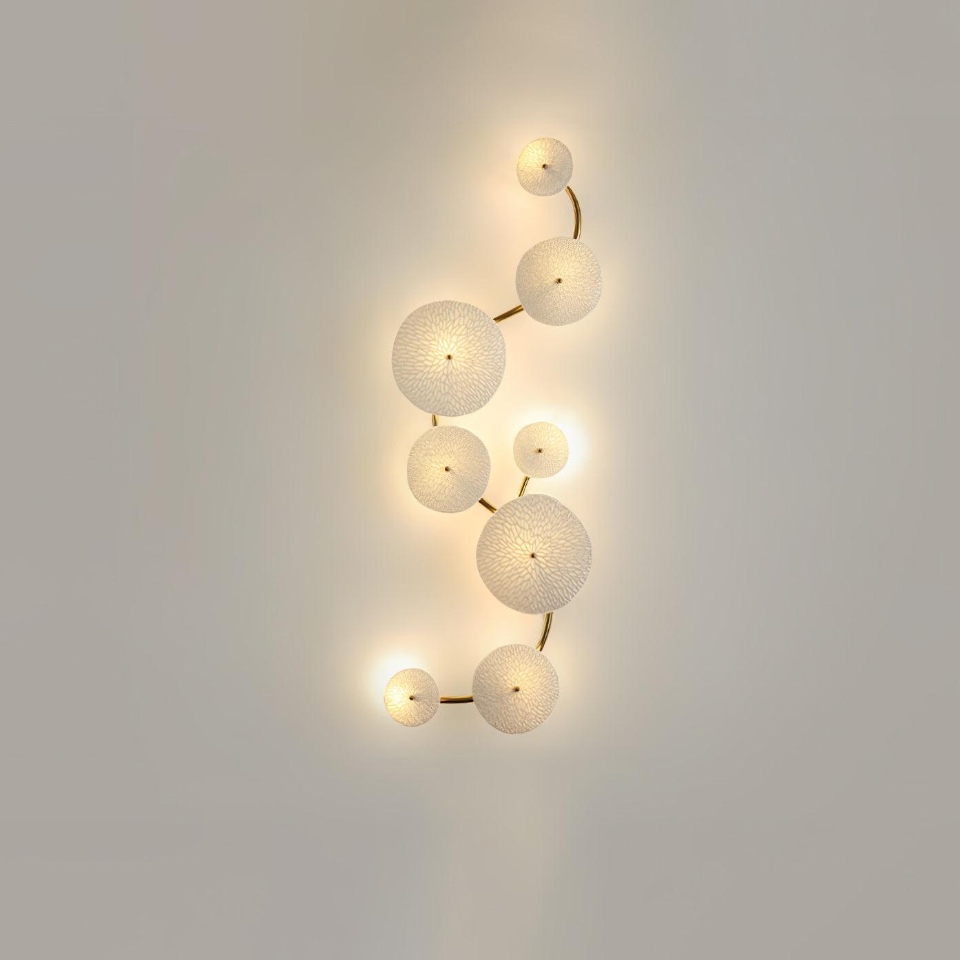 Lerius | Sculptural Ceramic Lotus Petal Artistic Wall Light