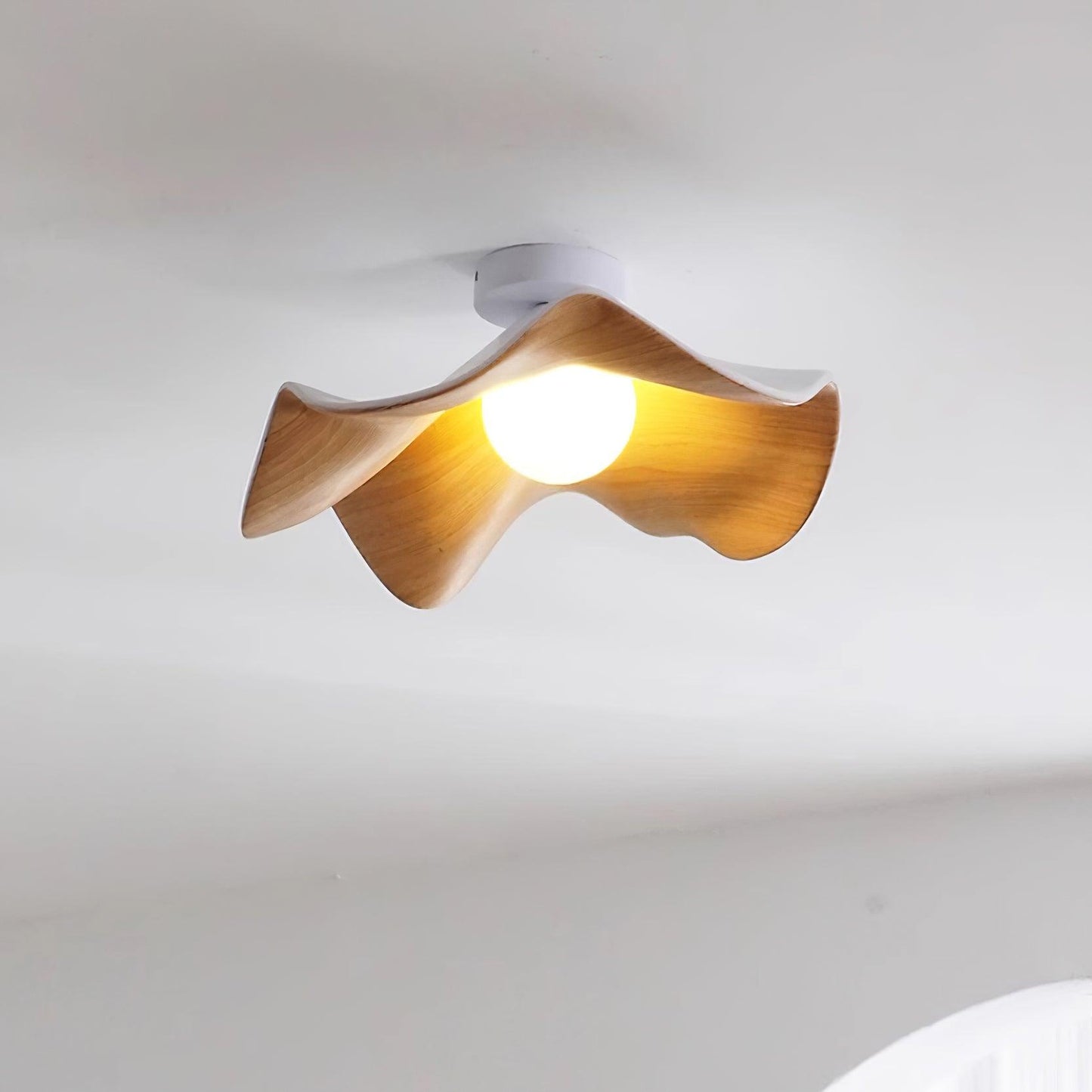 Calisthra | Biophilic Layered Wave Flush Mount Ceiling Light