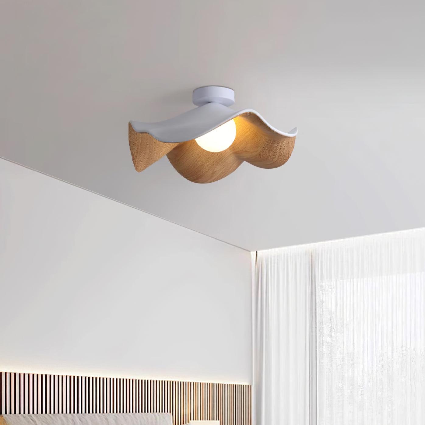 Calisthra | Biophilic Layered Wave Flush Mount Ceiling Light