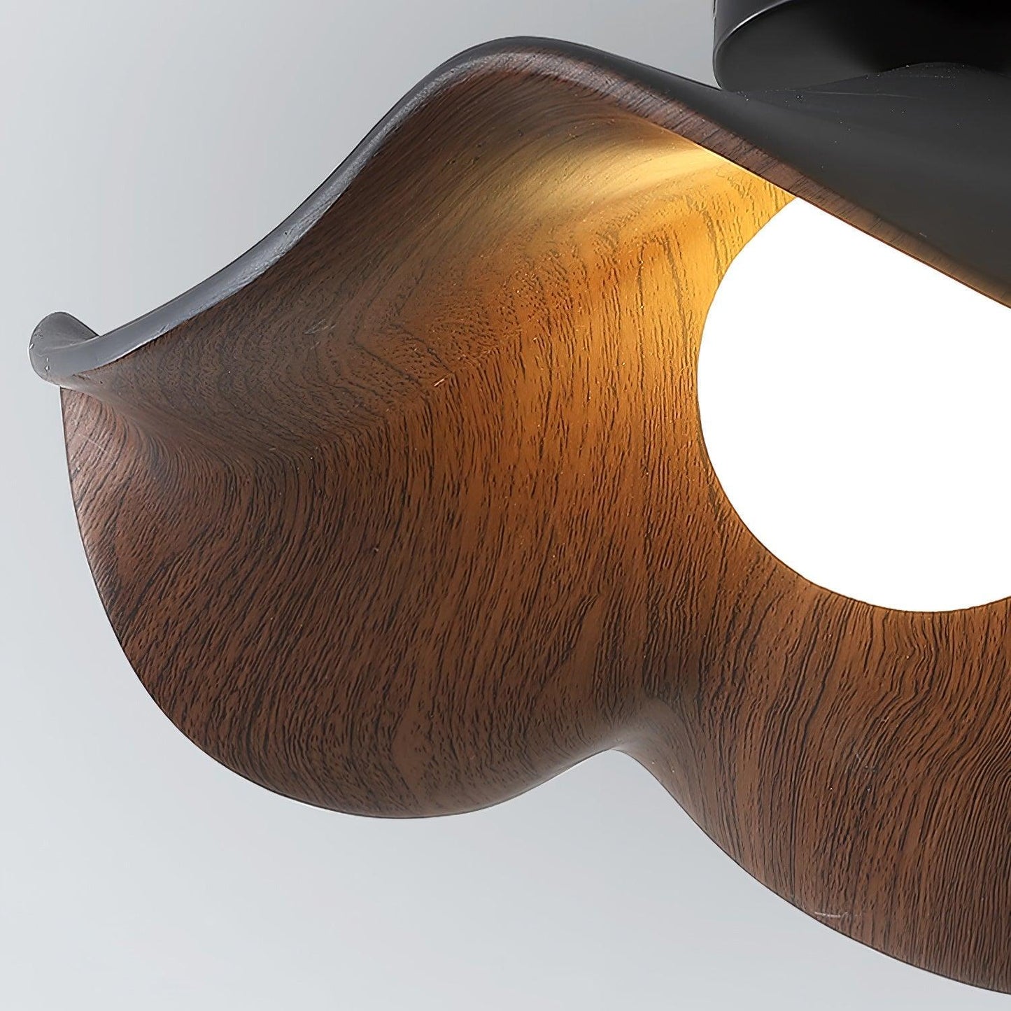 Calisthra | Biophilic Layered Wave Flush Mount Ceiling Light
