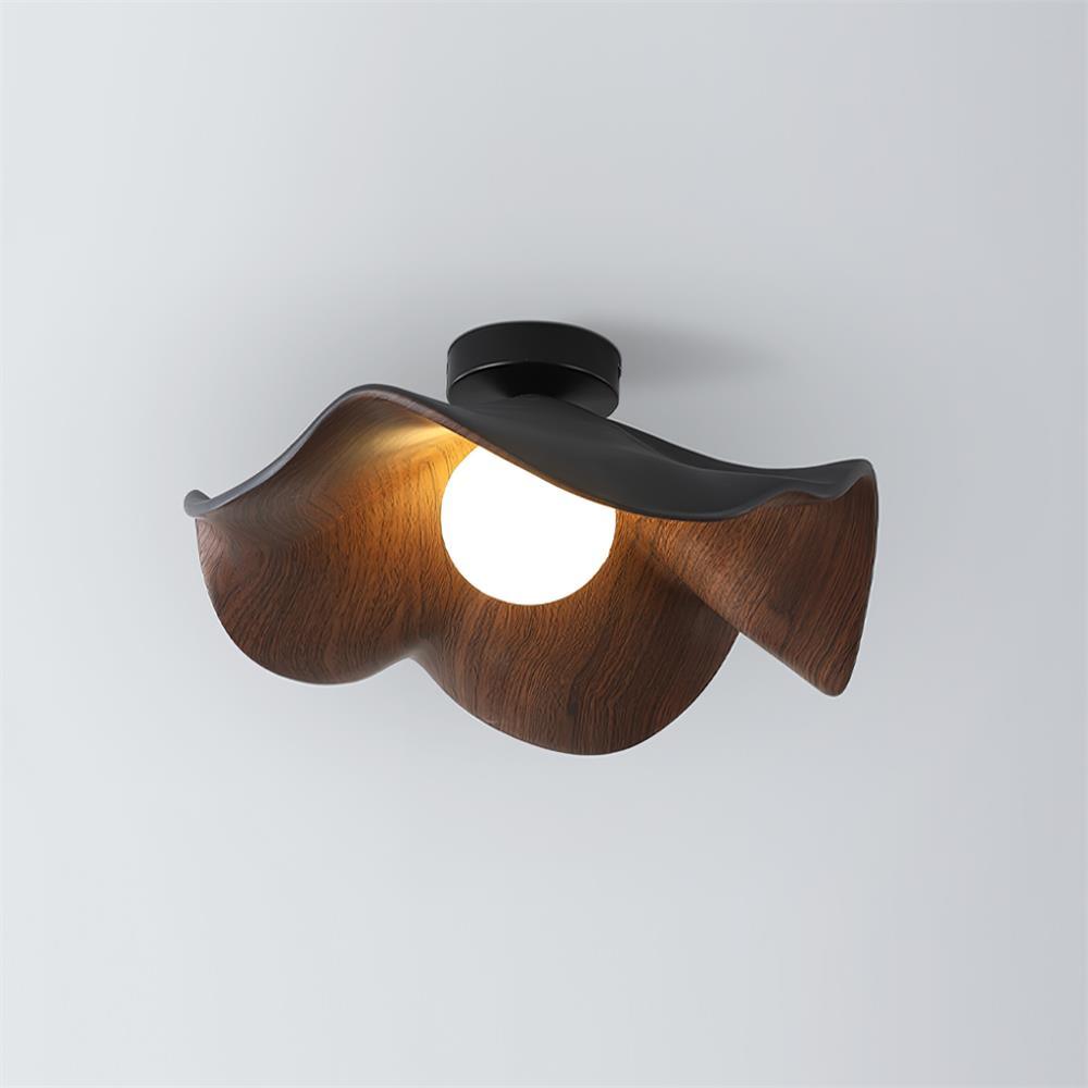 Calisthra | Biophilic Layered Wave Flush Mount Ceiling Light