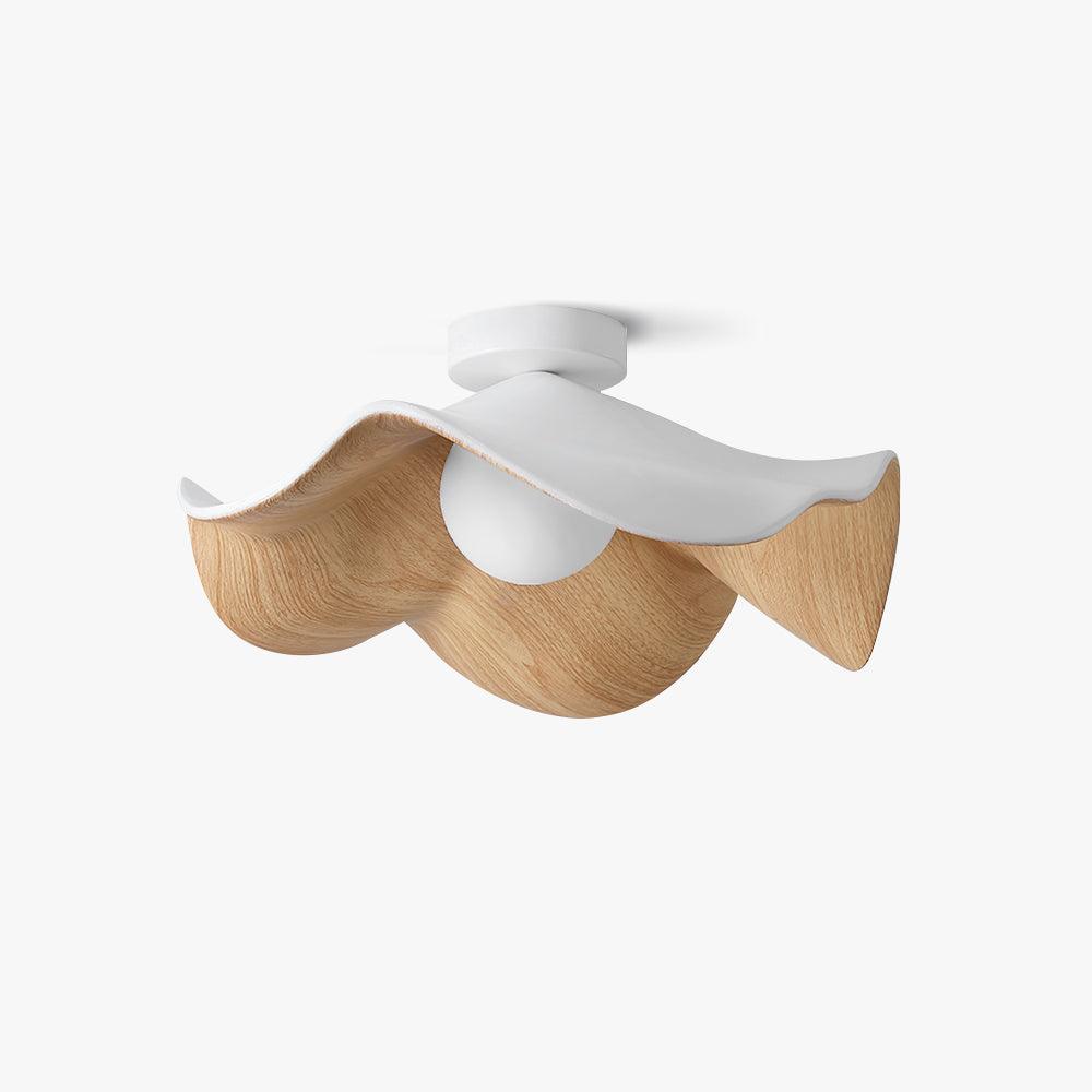 Calisthra | Biophilic Layered Wave Flush Mount Ceiling Light