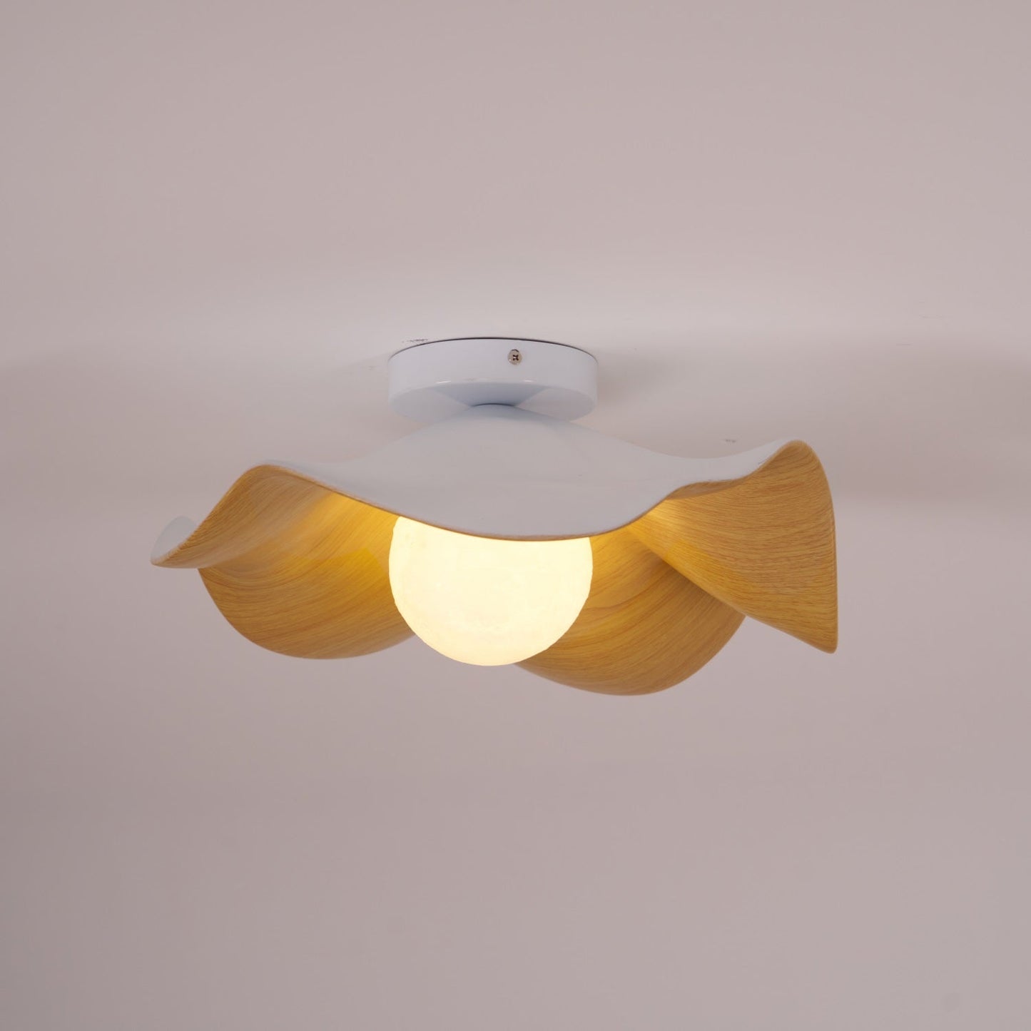 Calisthra | Biophilic Layered Wave Flush Mount Ceiling Light