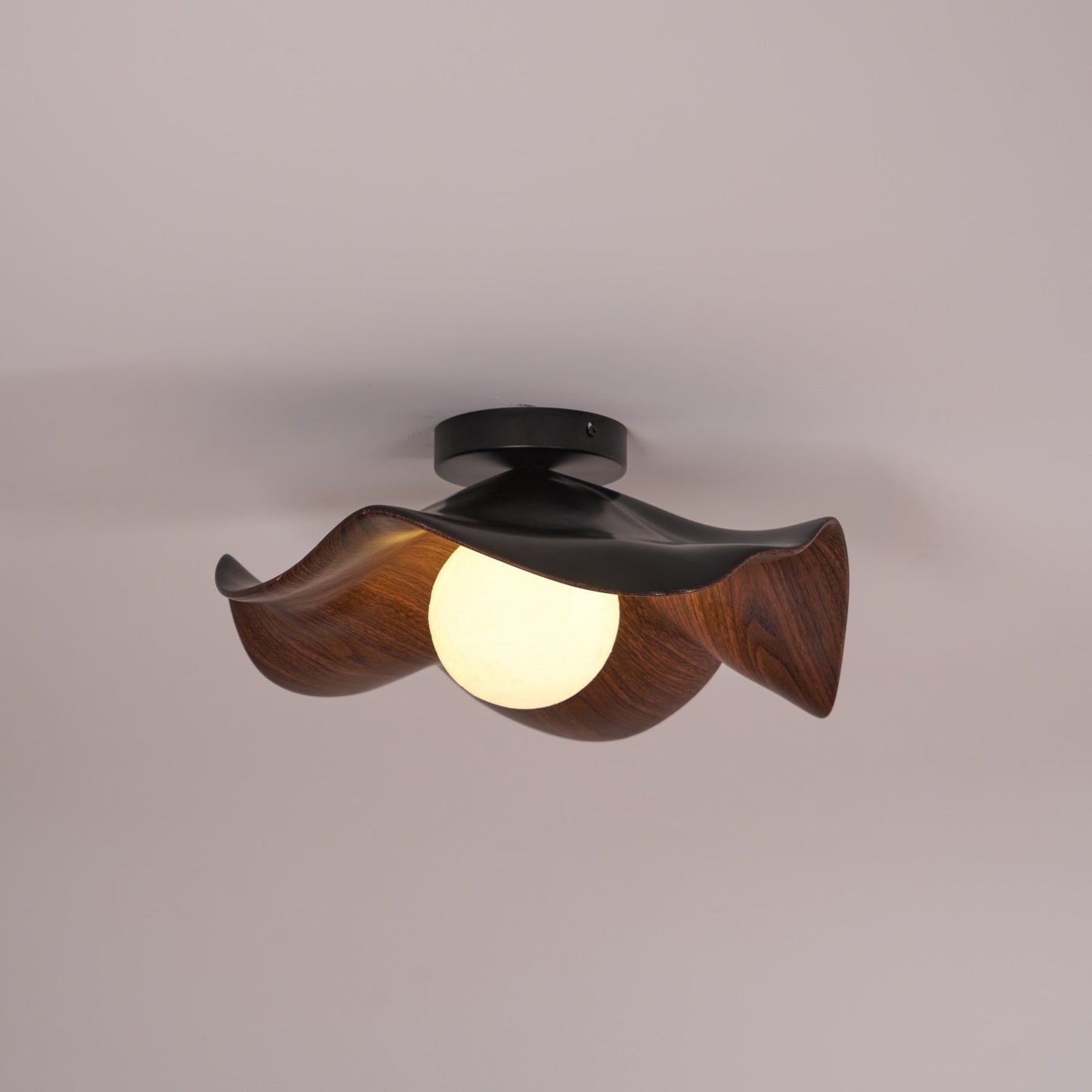 Calisthra | Biophilic Layered Wave Flush Mount Ceiling Light