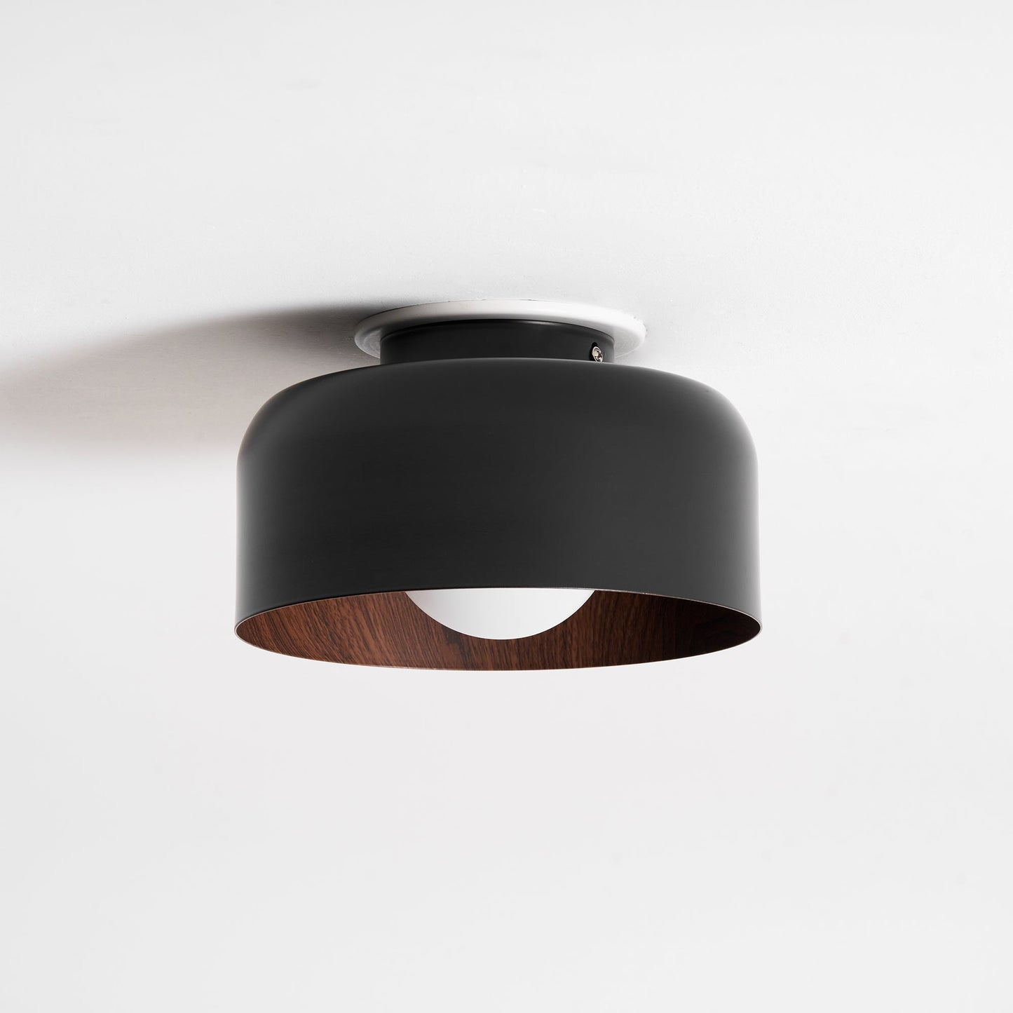 Vervante | Architectural Curved Wood Grain Textured Ceiling Light