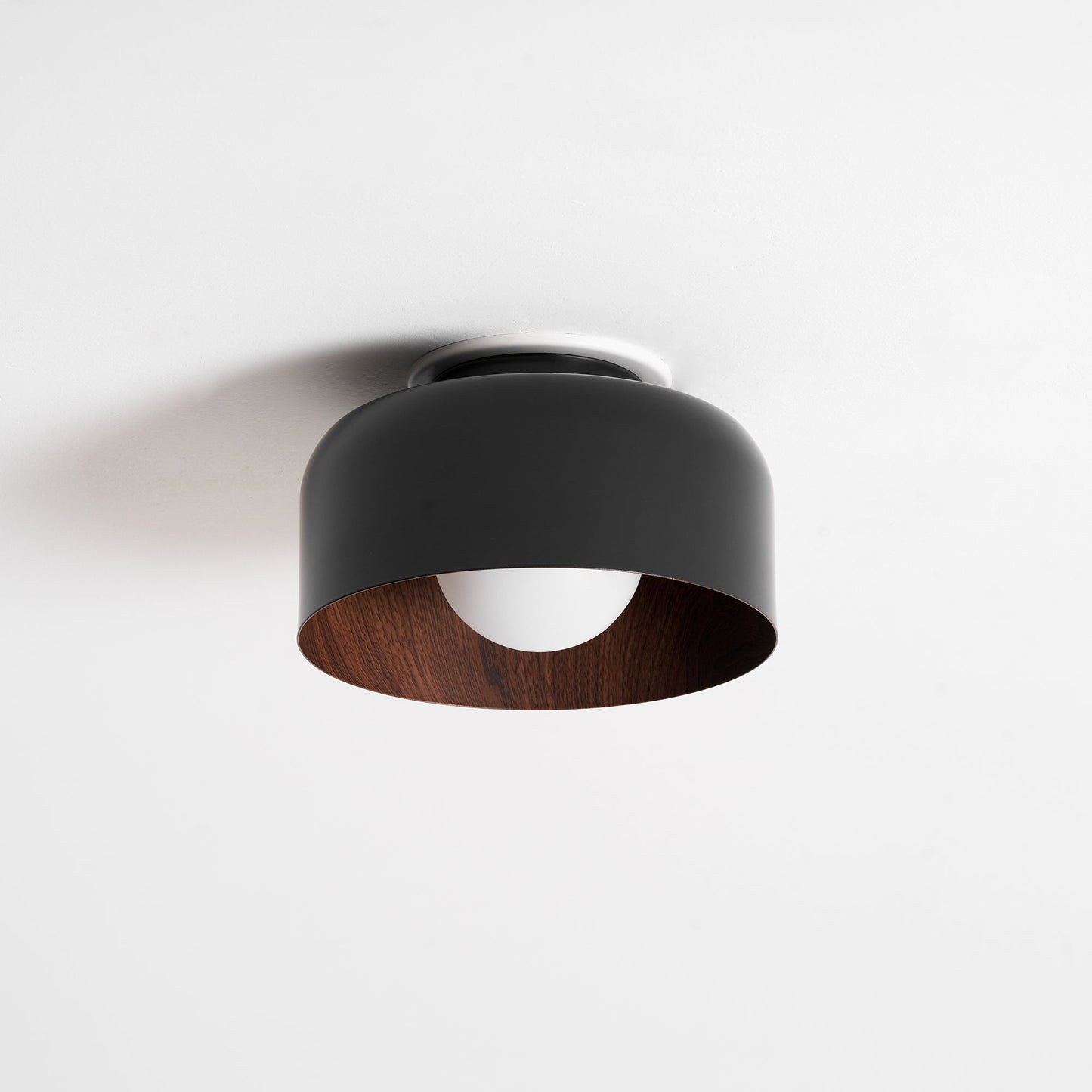 Vervante | Architectural Curved Wood Grain Textured Ceiling Light