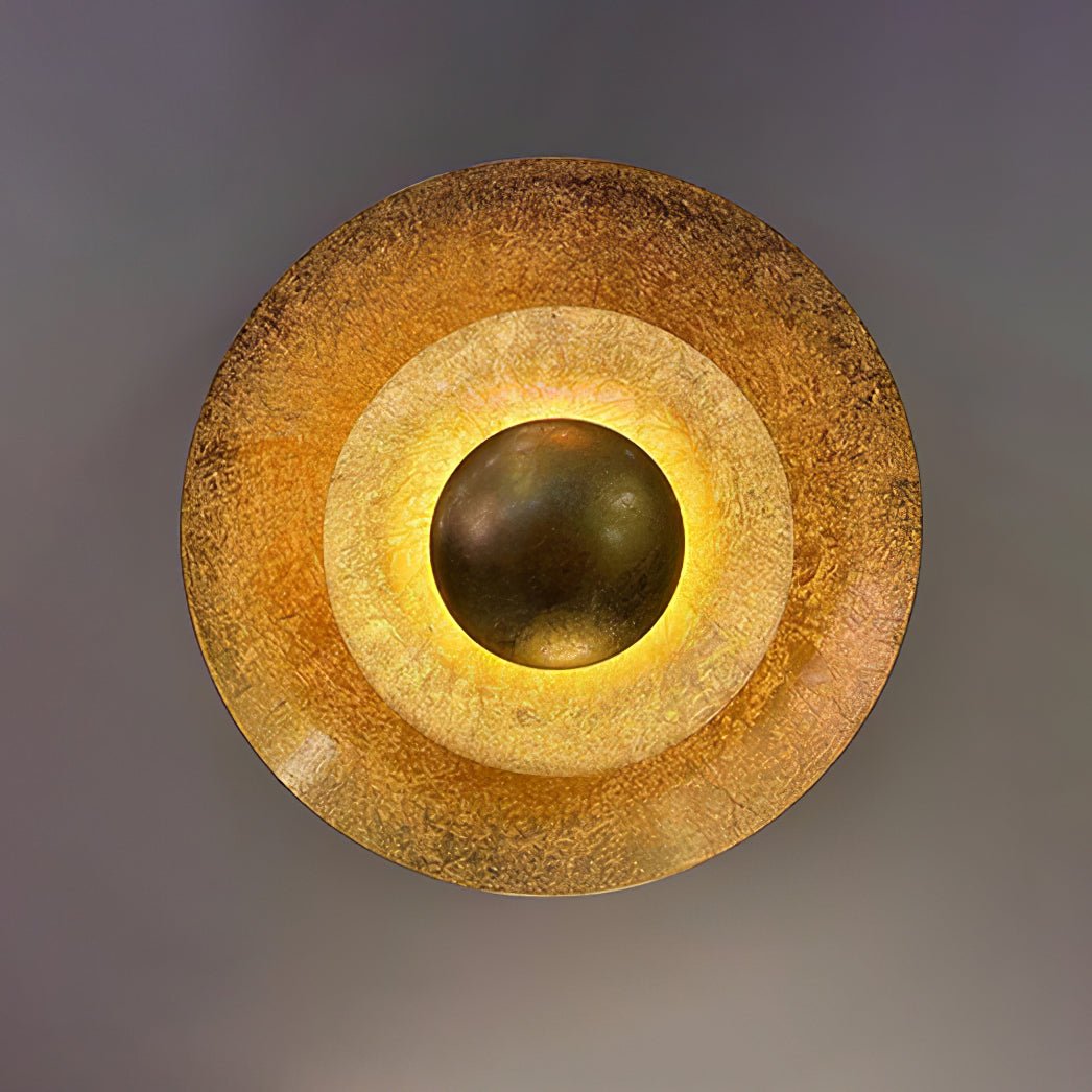 Aerish | Luxury Sculptural Leaf Gilded Vintage Wall Light