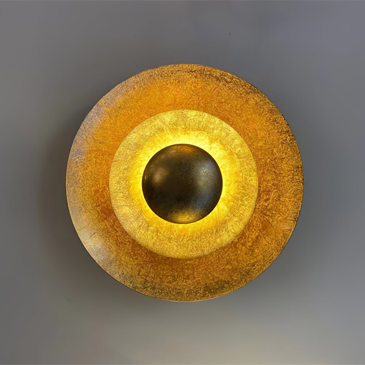 Aerish | Luxury Sculptural Leaf Gilded Vintage Wall Light