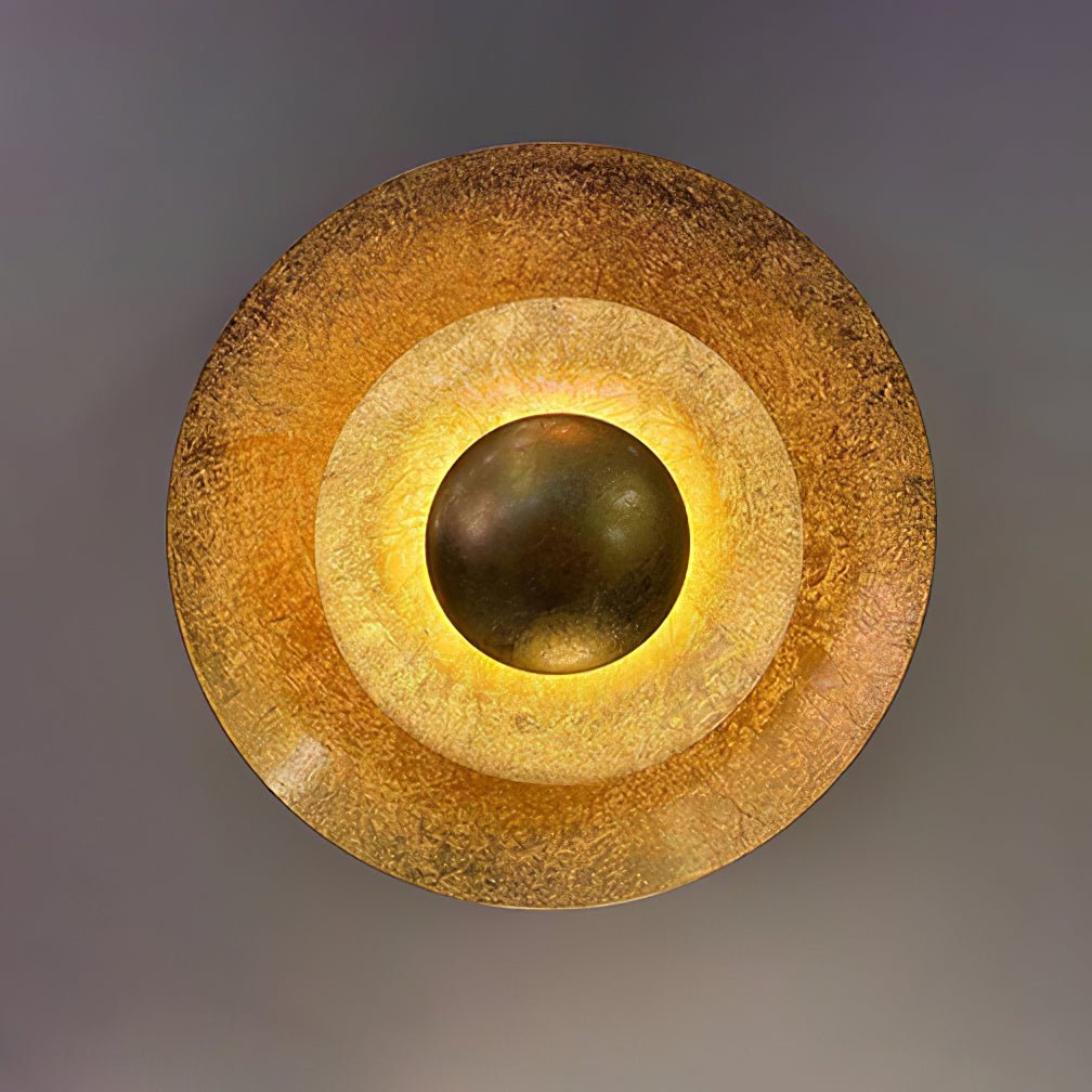 Aerish | Luxury Sculptural Leaf Gilded Vintage Wall Light