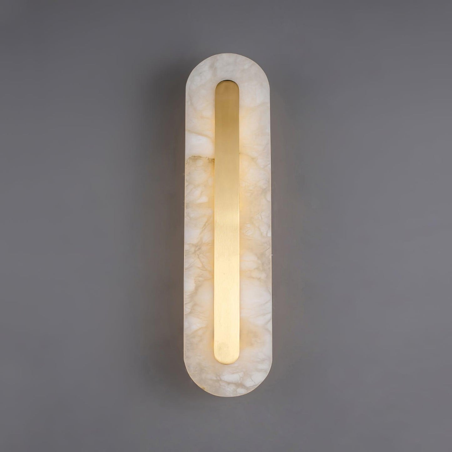Corinthia | Alabaster Cylindrical Translucent Stone Wall Light