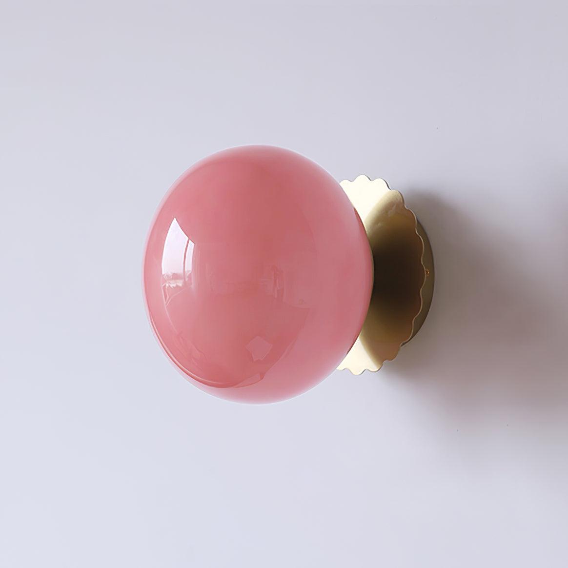 Galdromic | Sculptural Frosted Orb Wall Light