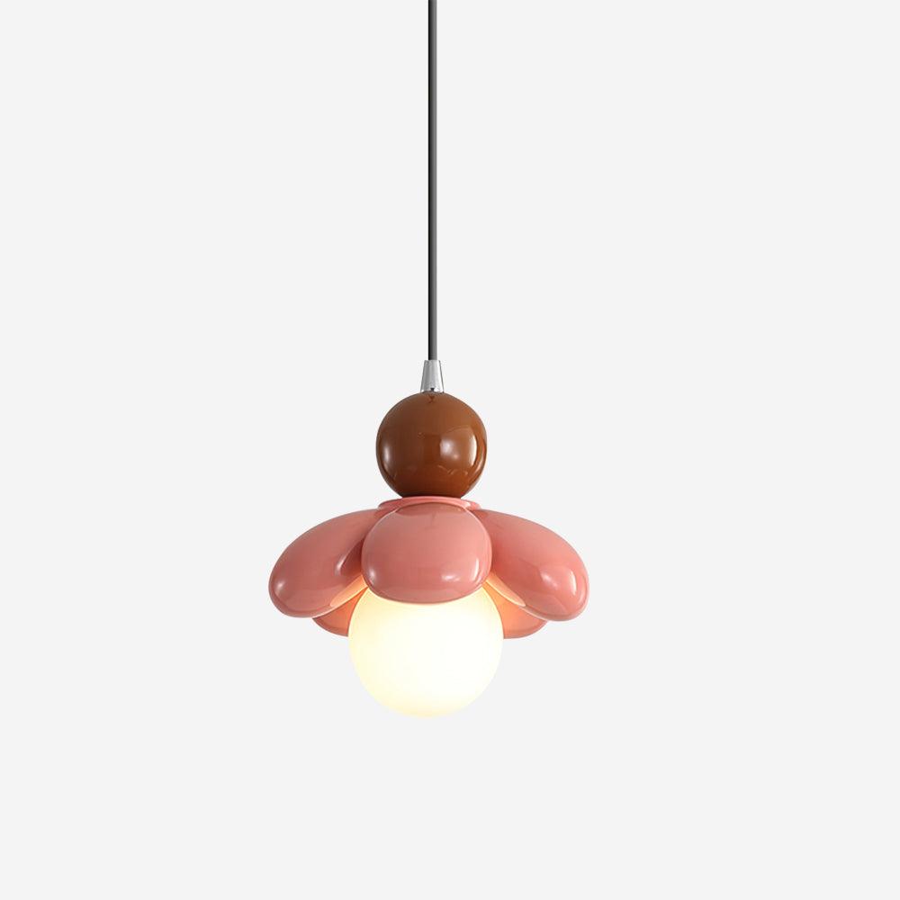 Berislys | Sculpted Organic Floral Silhouette Glass Pendant Light