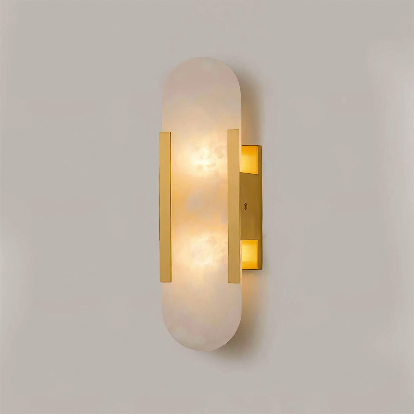 Ivalis | Modern Elongated Alabaster Stone Wall Light
