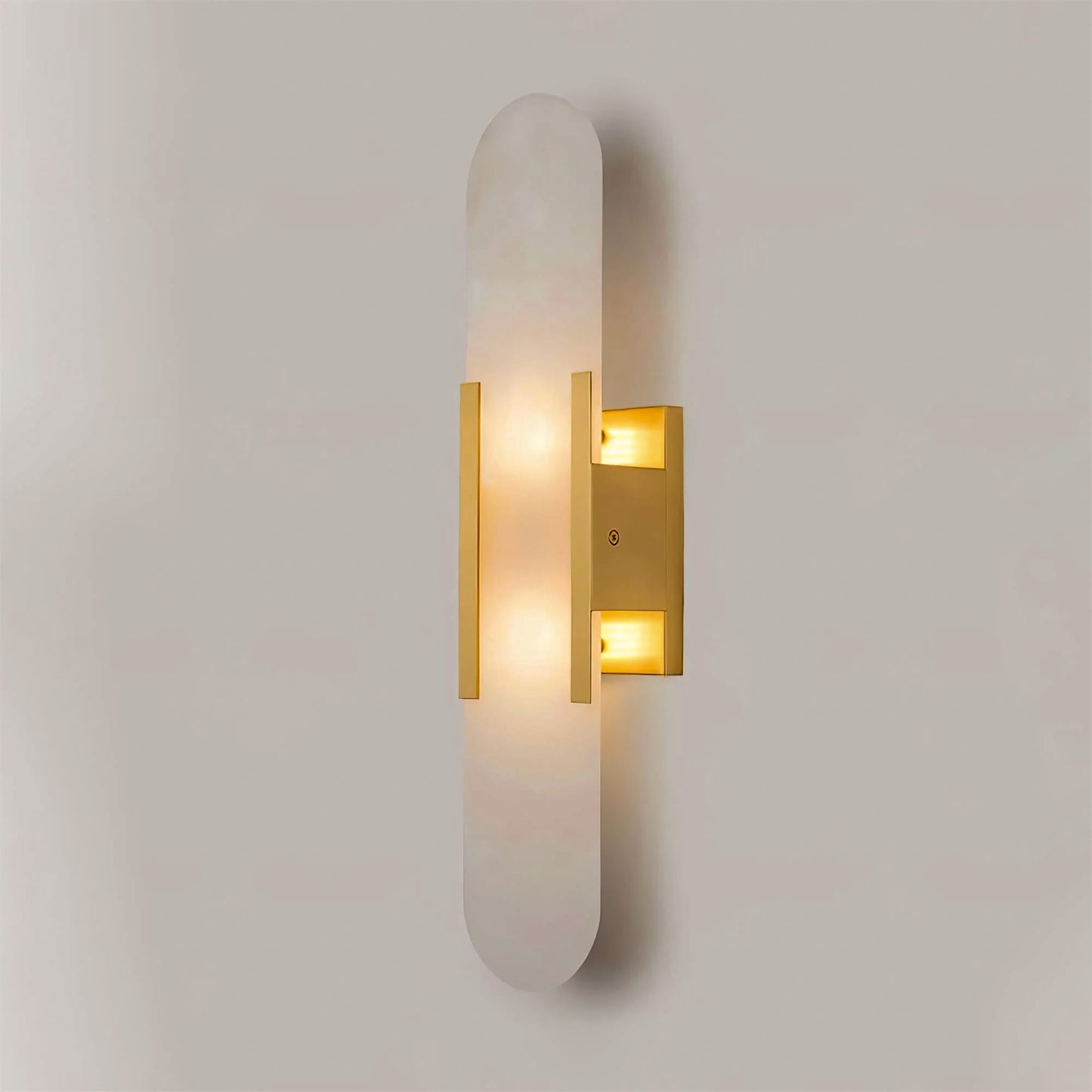 Ivalis | Modern Elongated Alabaster Stone Wall Light