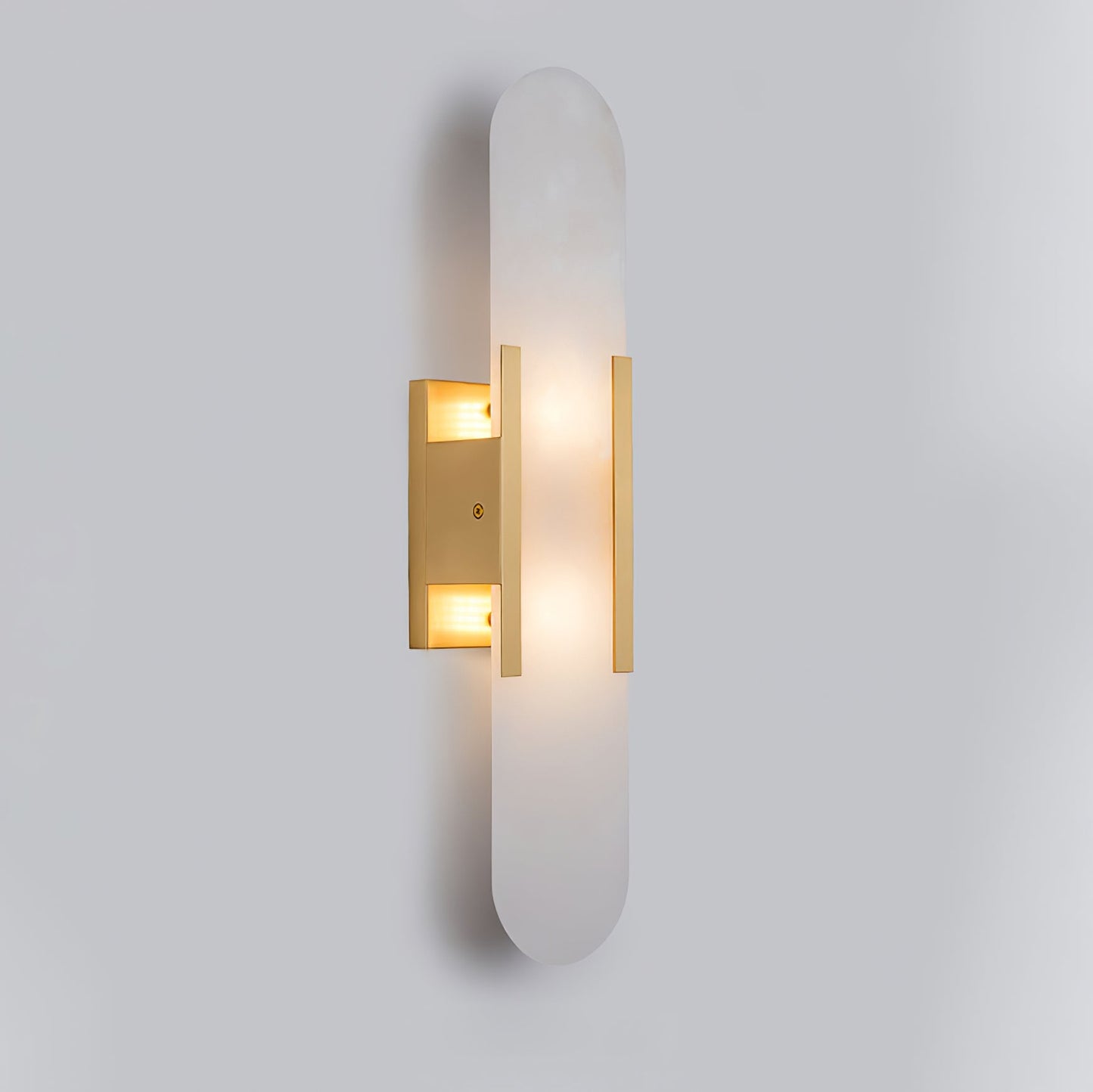 Ivalis | Modern Elongated Alabaster Stone Wall Light