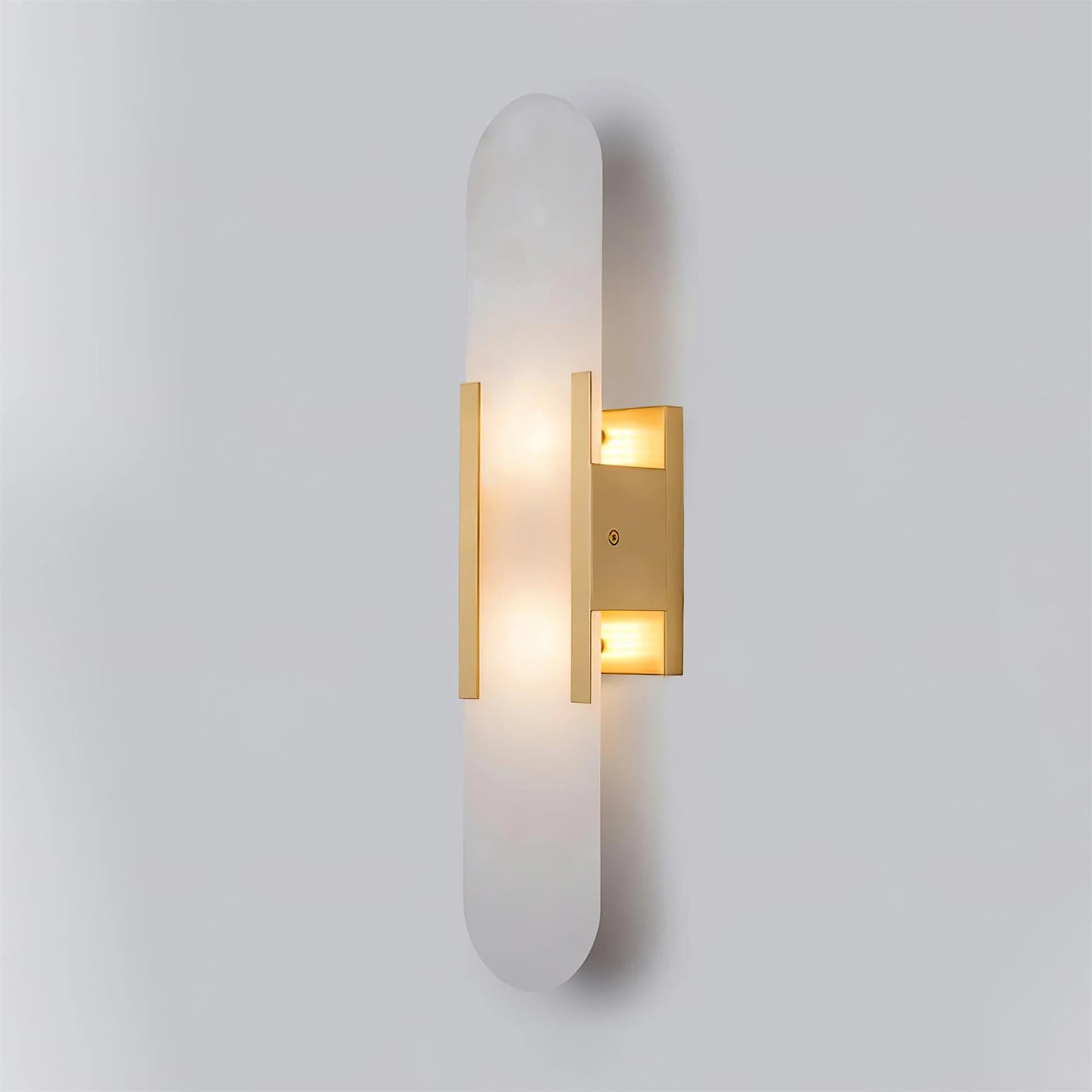 Ivalis | Modern Elongated Alabaster Stone Wall Light