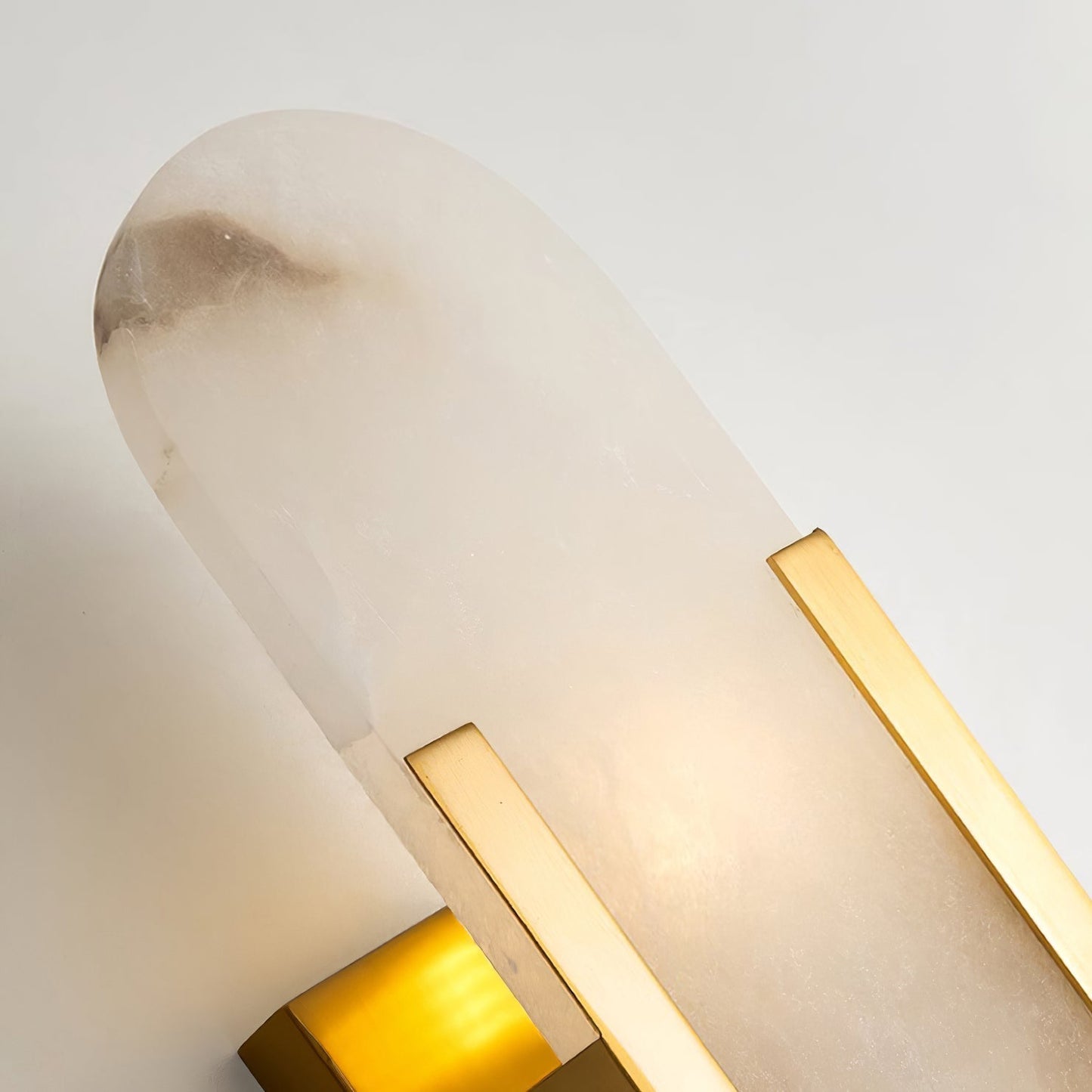 Ivalis | Modern Elongated Alabaster Stone Wall Light