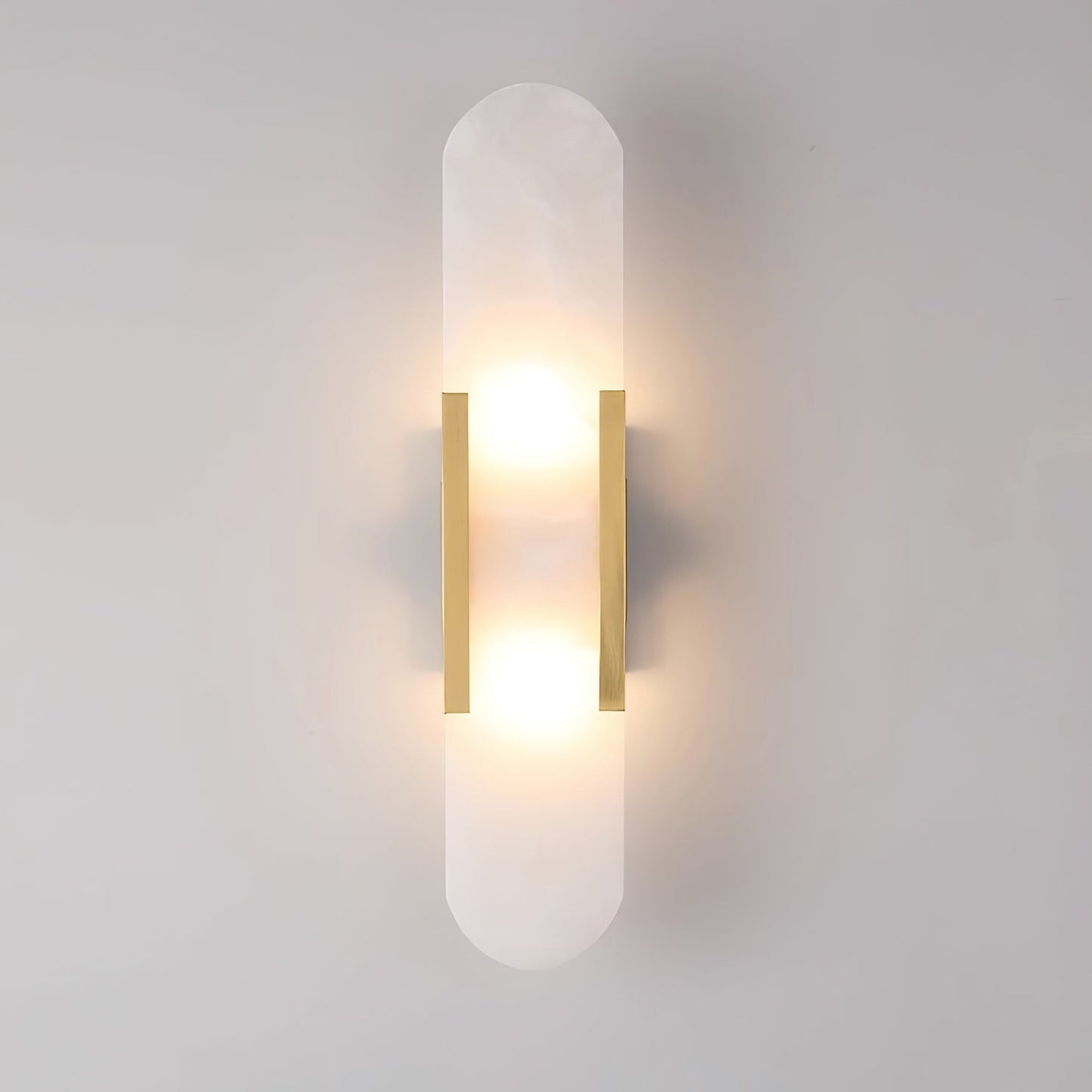 Ivalis | Modern Elongated Alabaster Stone Wall Light