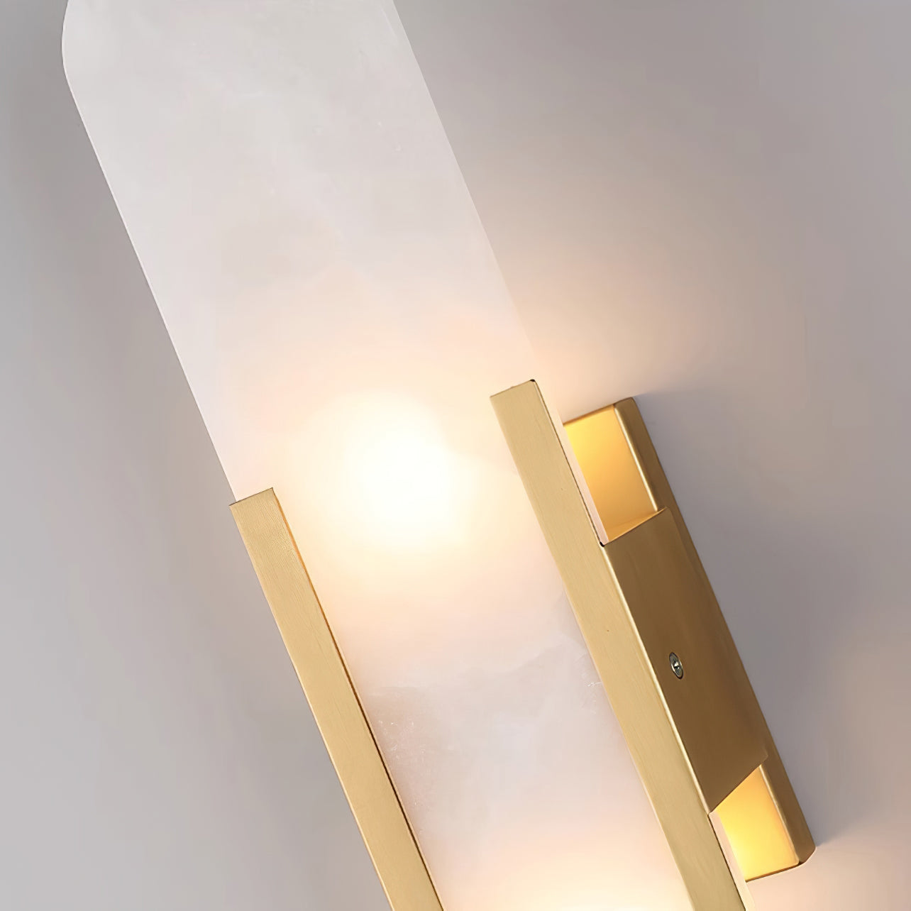 Ivalis | Modern Elongated Alabaster Stone Wall Light
