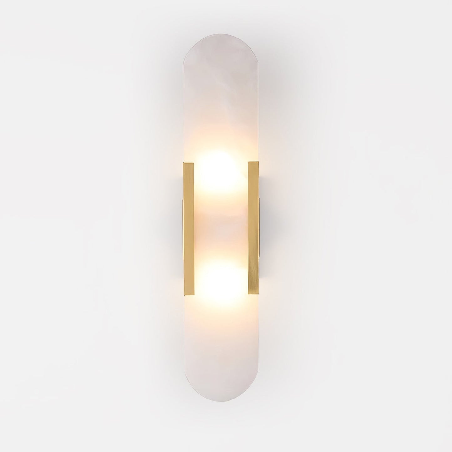 Ivalis | Modern Elongated Alabaster Stone Wall Light