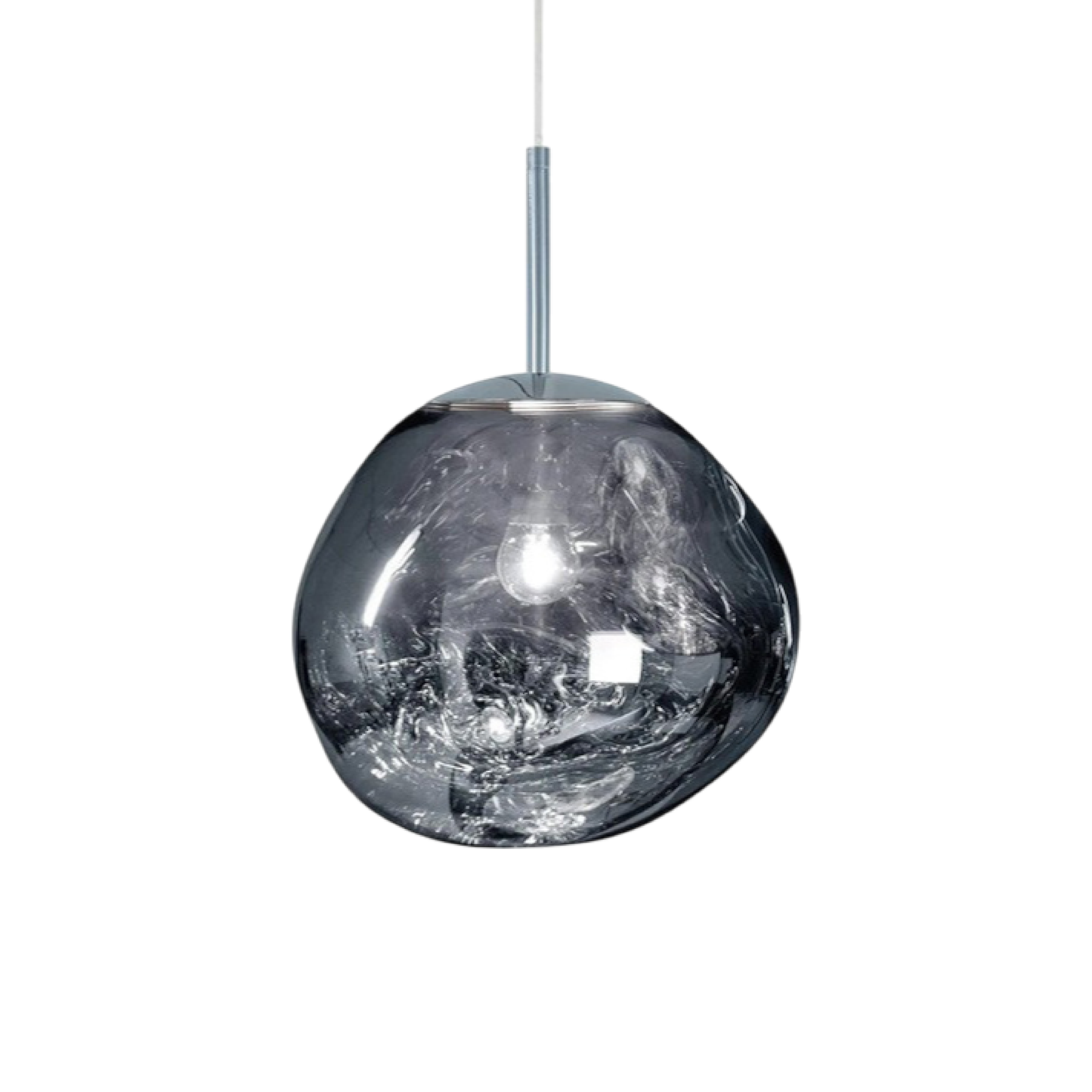 Fusio | Contemporary Abstract Melted Globe Pendant Light