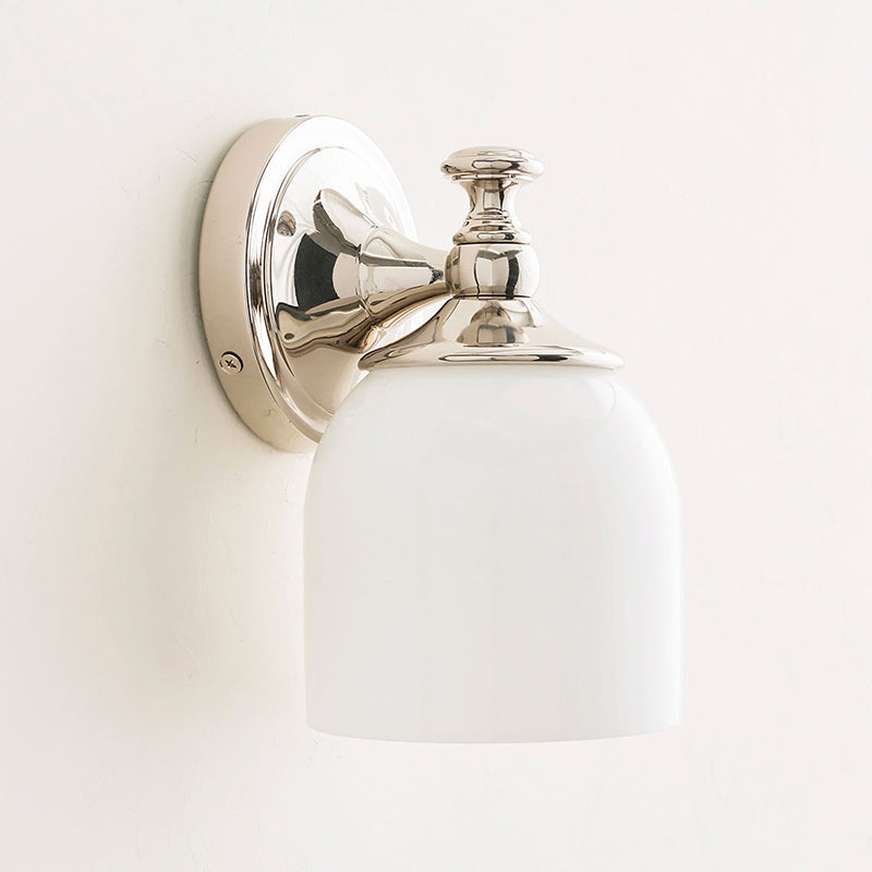 Lisaeth | Minimalist Arm Wall Light with Spherical Glass Globe