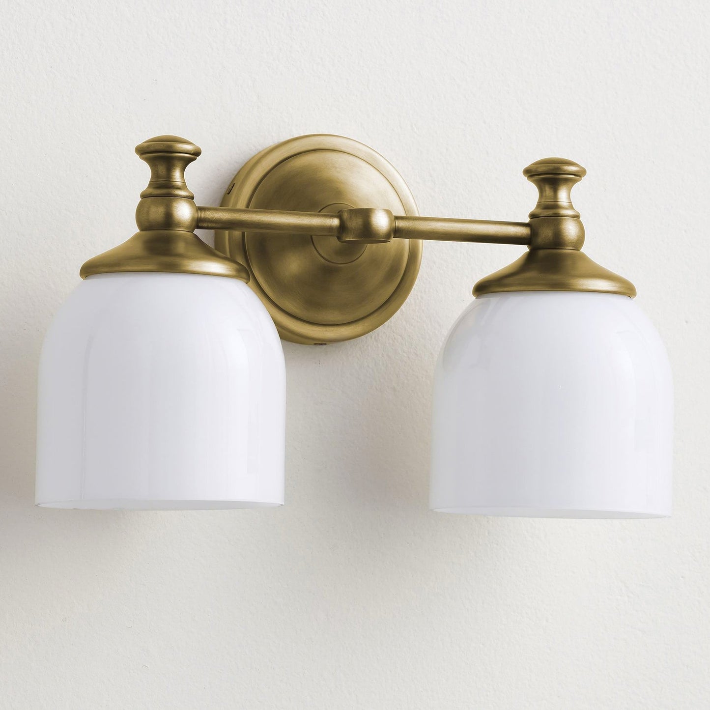 Lisaeth | Minimalist Arm Wall Light with Spherical Glass Globe