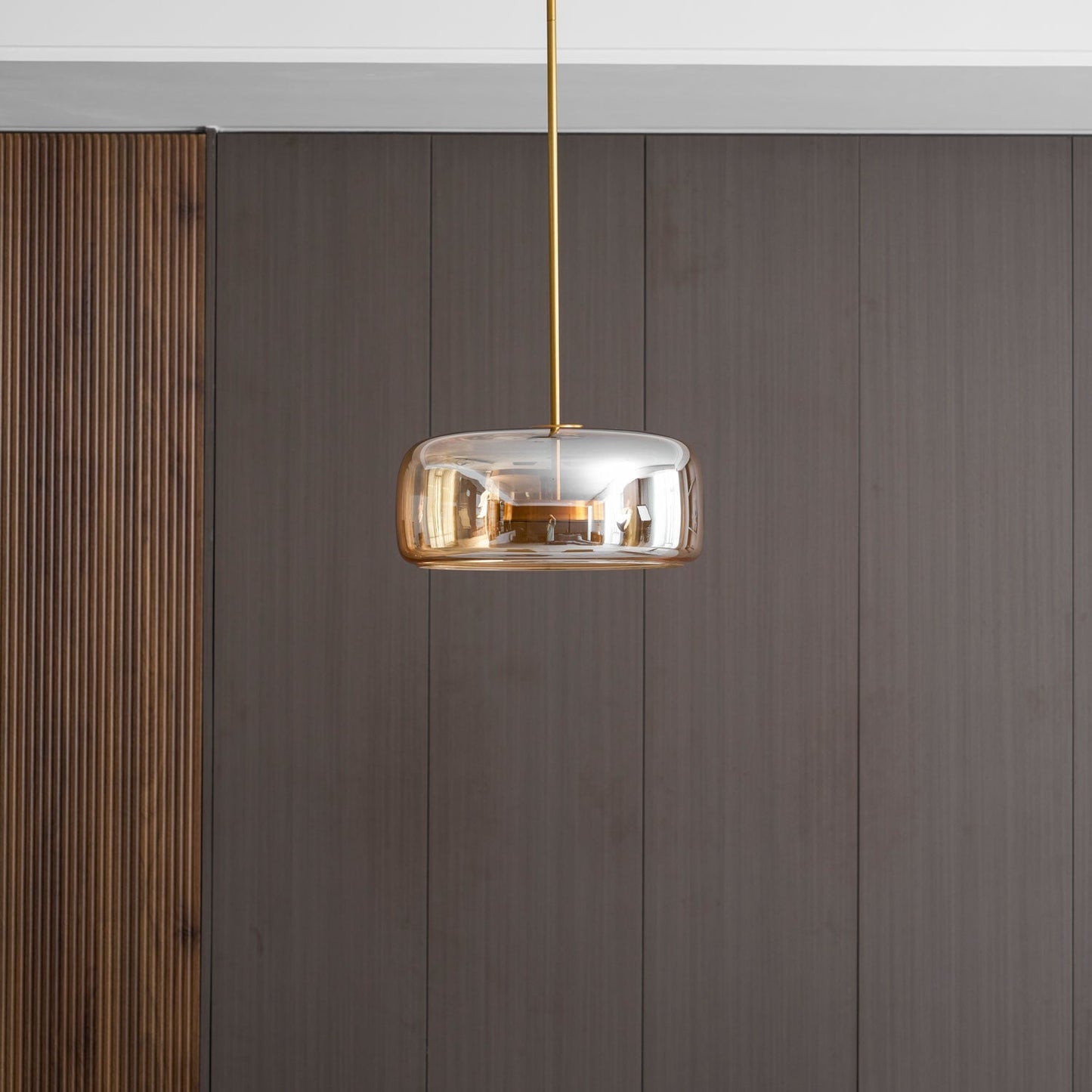 Orionth | Geometric Sculptural HandBlown Glass Sphere Pendant Light