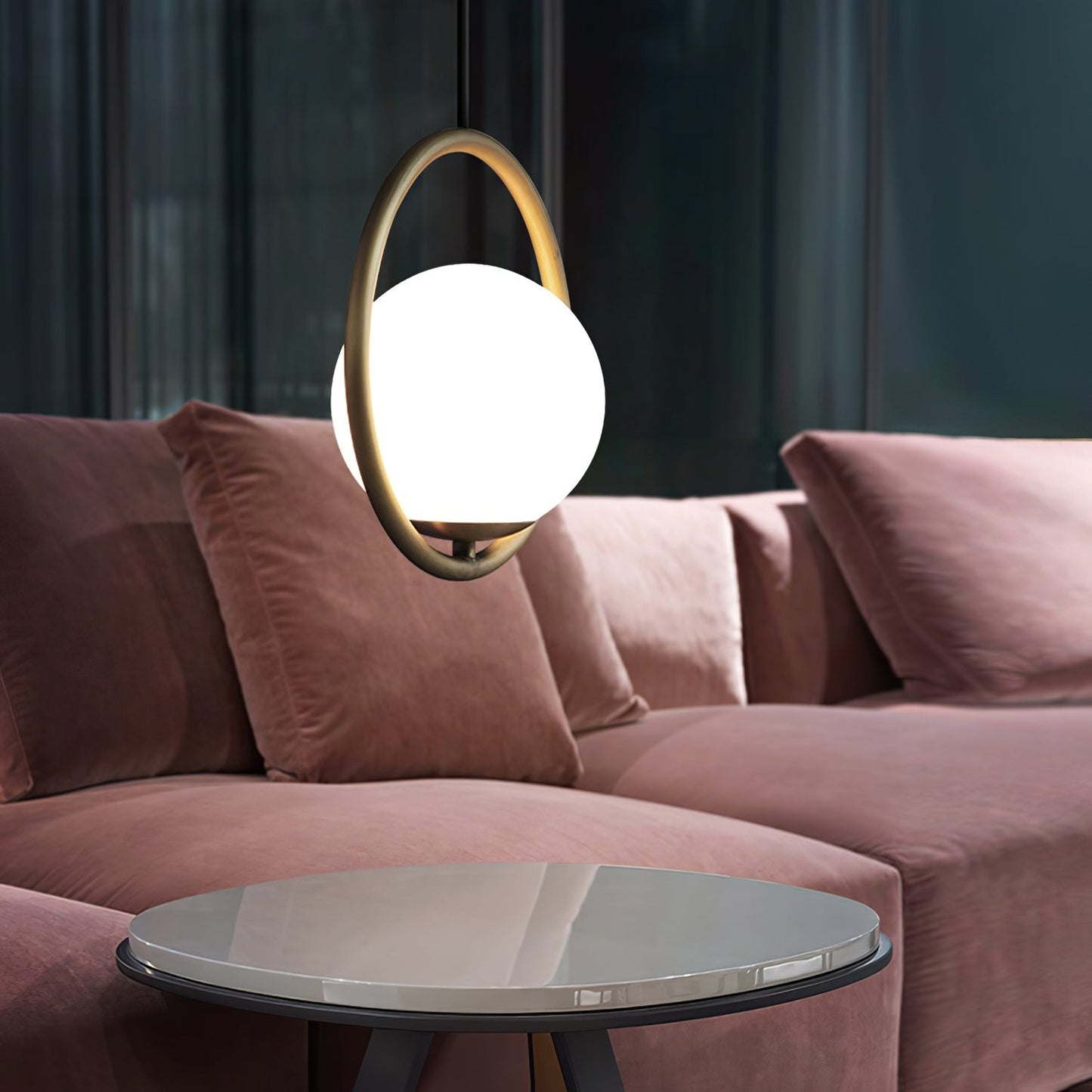 Belvadiro | Minimalist Spherical Glass Pendant Light