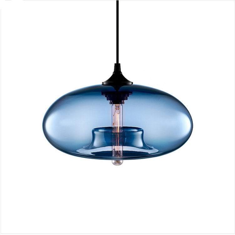 Aerisue | Nordic Glass Vase Silhouette Pendant Light
