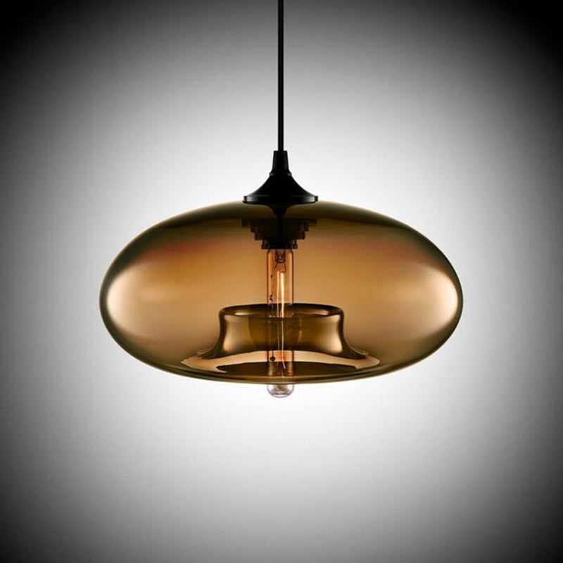 Aerisue | Nordic Glass Vase Silhouette Pendant Light