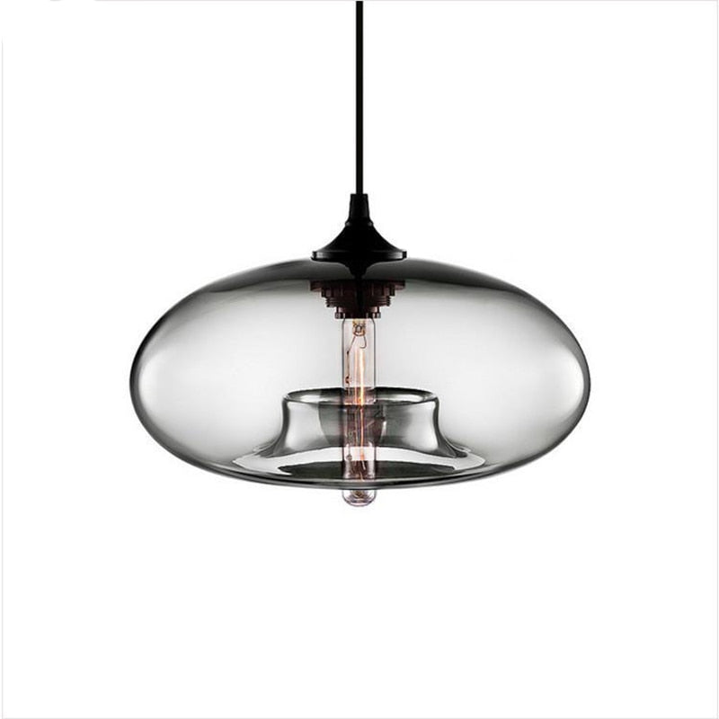 Aerisue | Nordic Glass Vase Silhouette Pendant Light