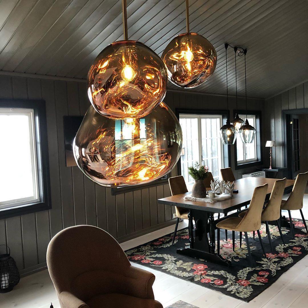 Kryntoch | Sculptural Fluidic Wave Ambient Drop Pendant Light