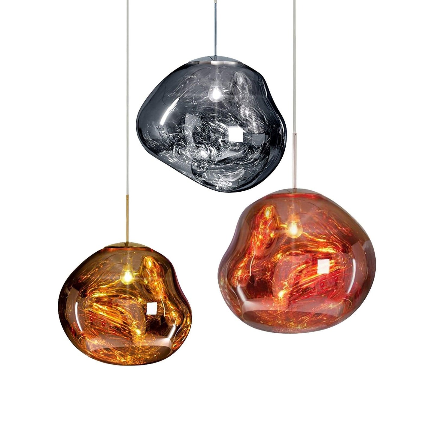 Kryntoch | Sculptural Fluidic Wave Ambient Drop Pendant Light