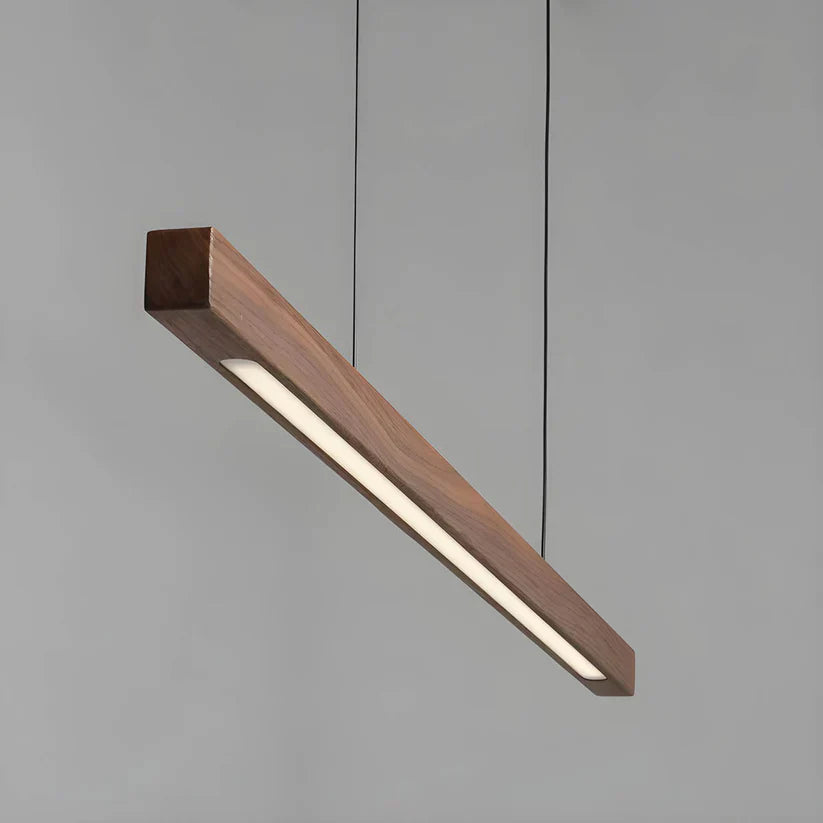Ligna | Modern Scandinavian Linear Wooden Pendant Light