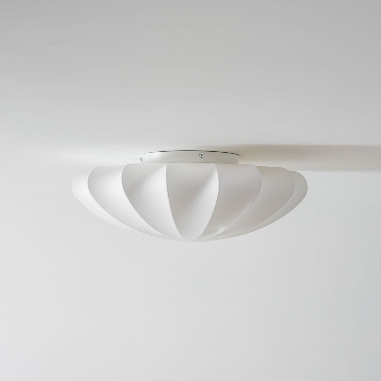 Korisand | Mid-Century Geometric Sculptural Silk Mesh Ceiling Light
