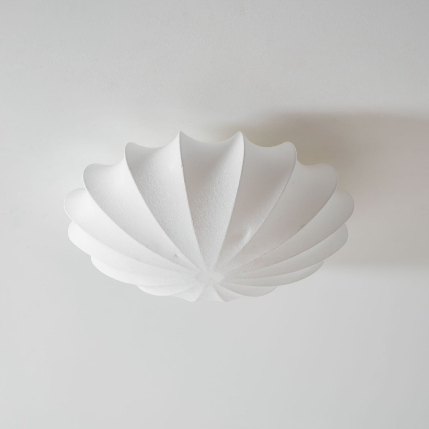 Korisand | Mid-Century Geometric Sculptural Silk Mesh Ceiling Light