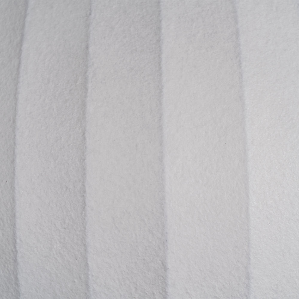 Vela | Mid Century Ribbed White Lantern Ceiling Light